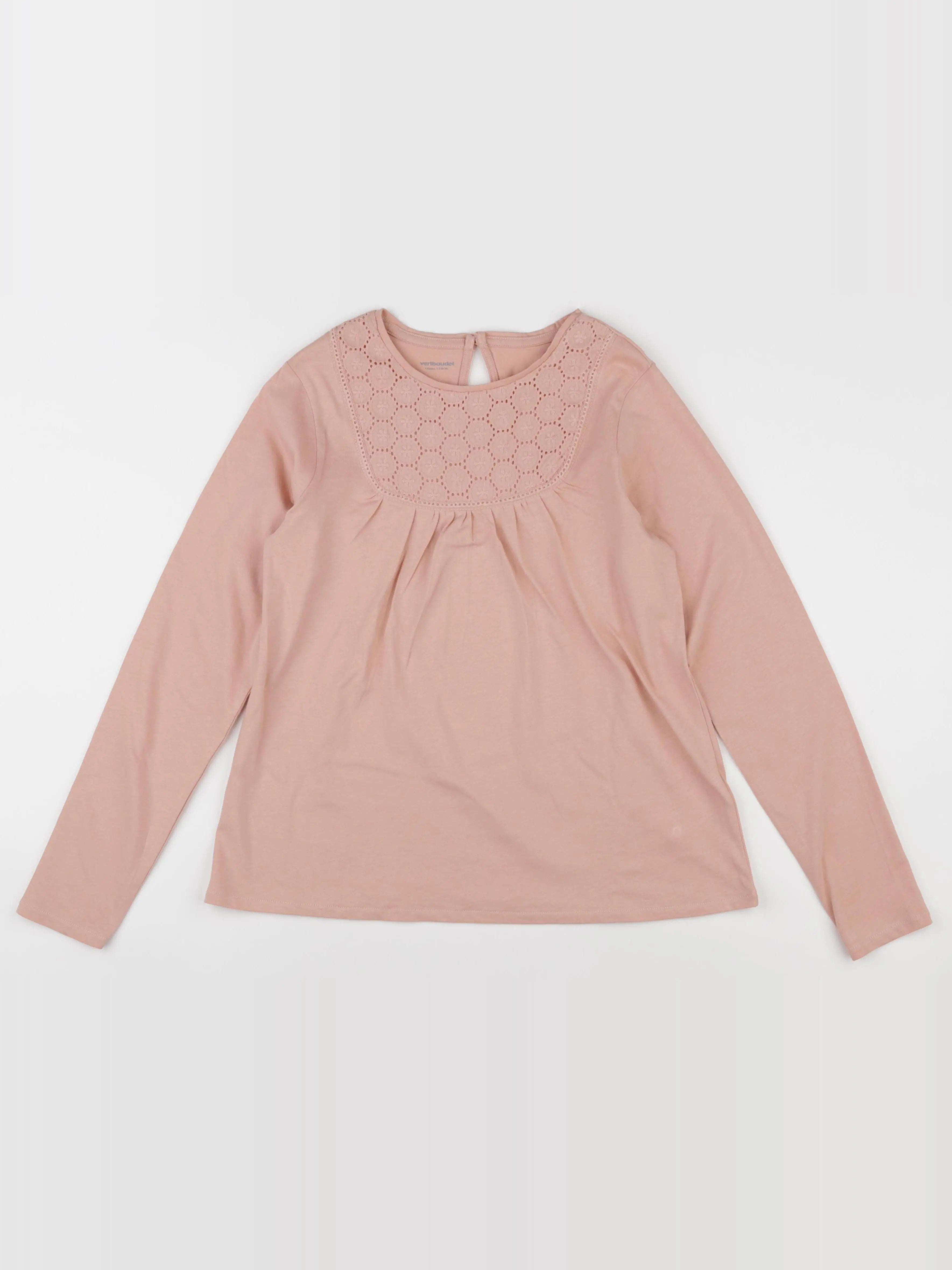 Vertbaudet - tee-shirt rose - 14 ans