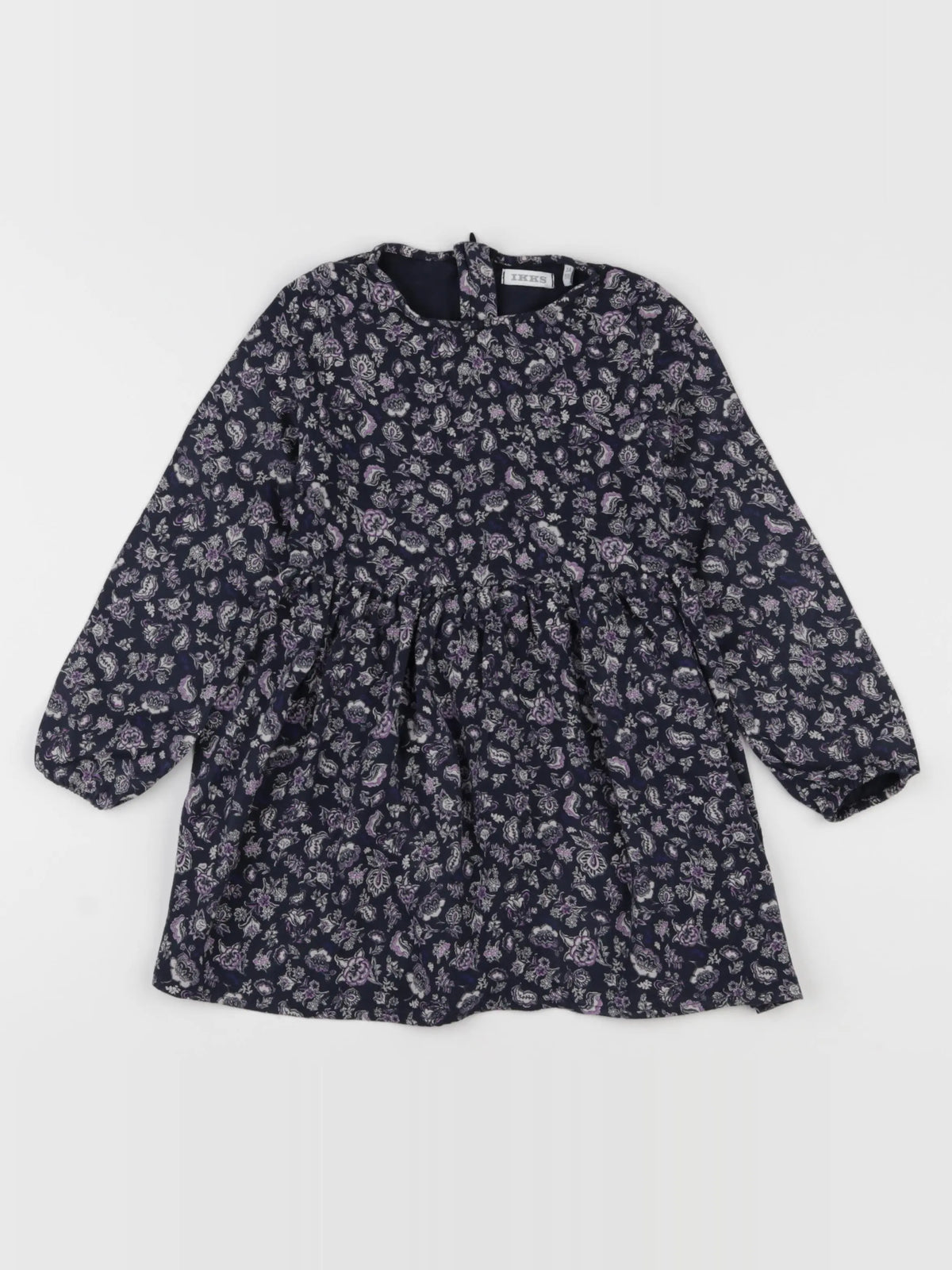 IKKS - robe bleu, violet - 3 ans