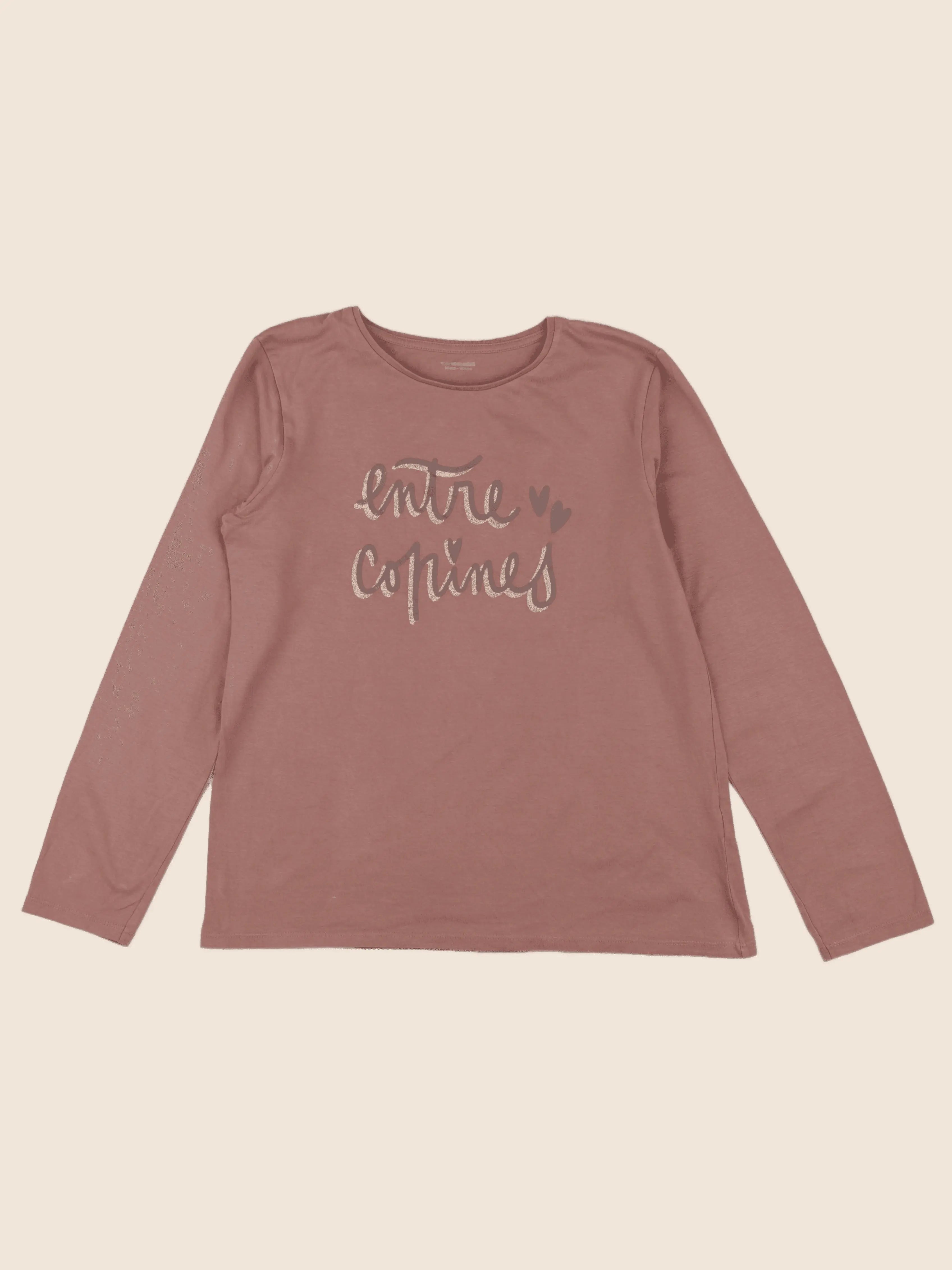 Vertbaudet - tee-shirt rose - 14 ans