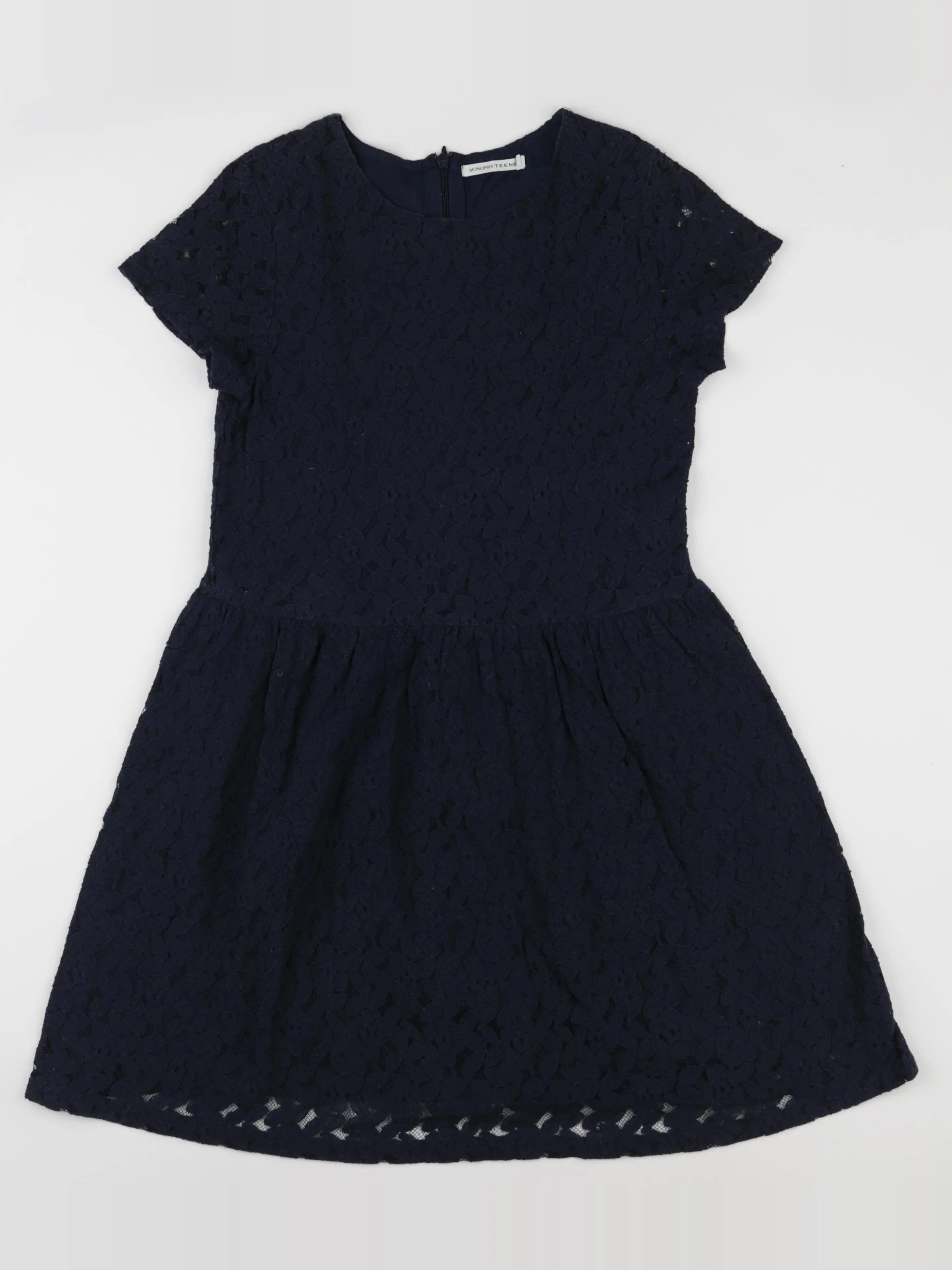 Monoprix - robe bleu - 12 ans