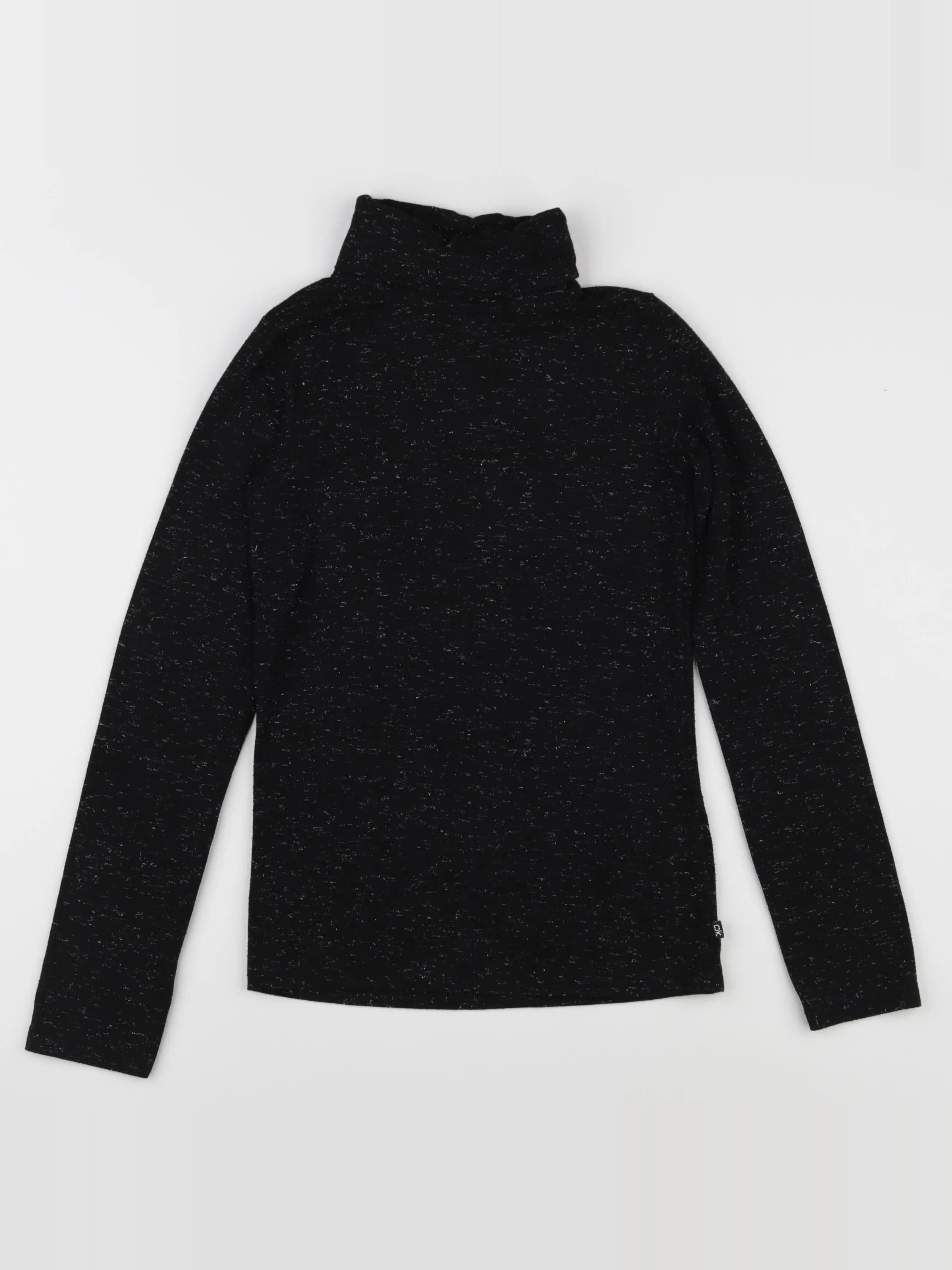 Okaidi - sous-pull argent, noir - 10 ans