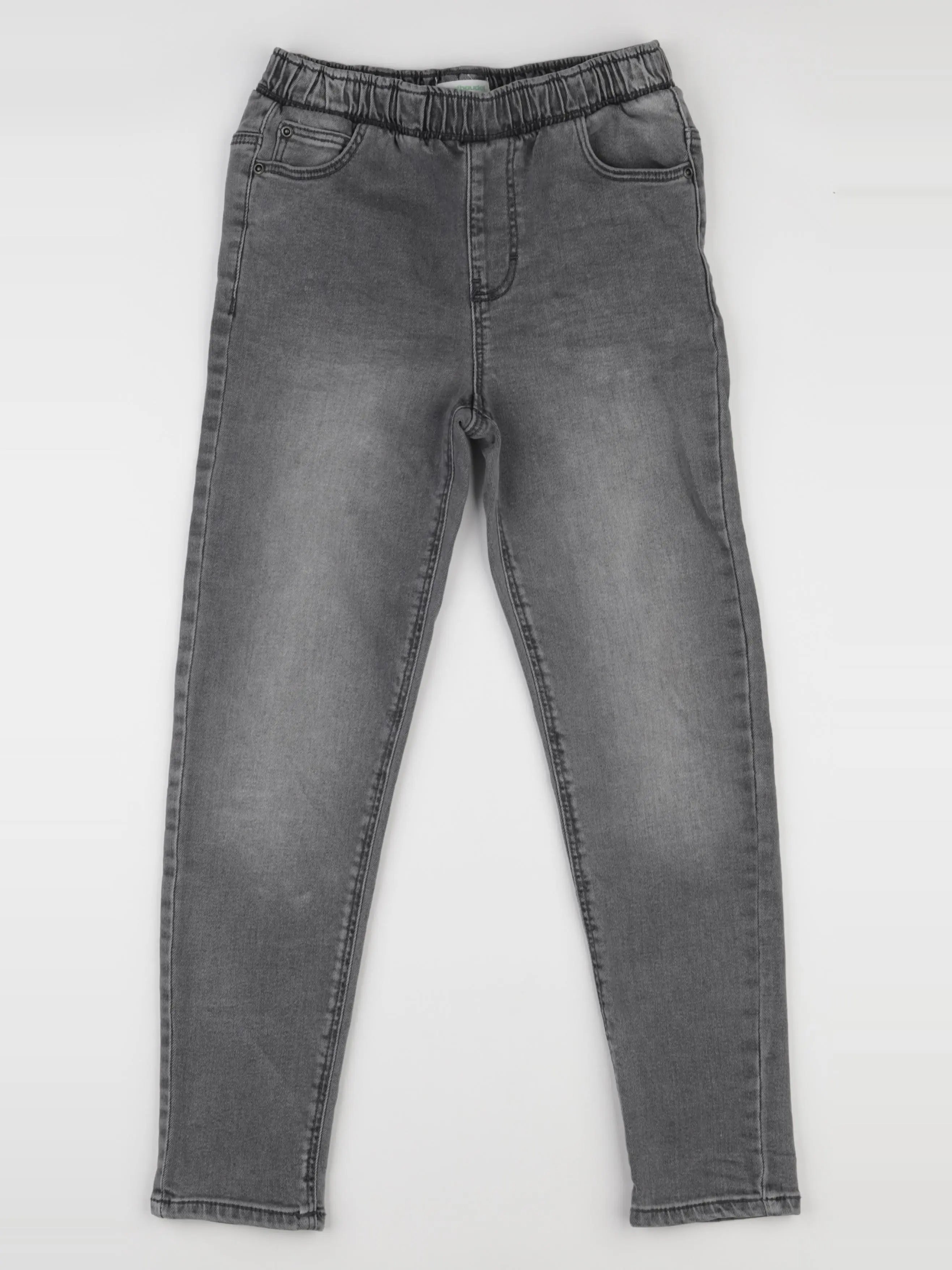 Vertbaudet - legging gris - 9 ans