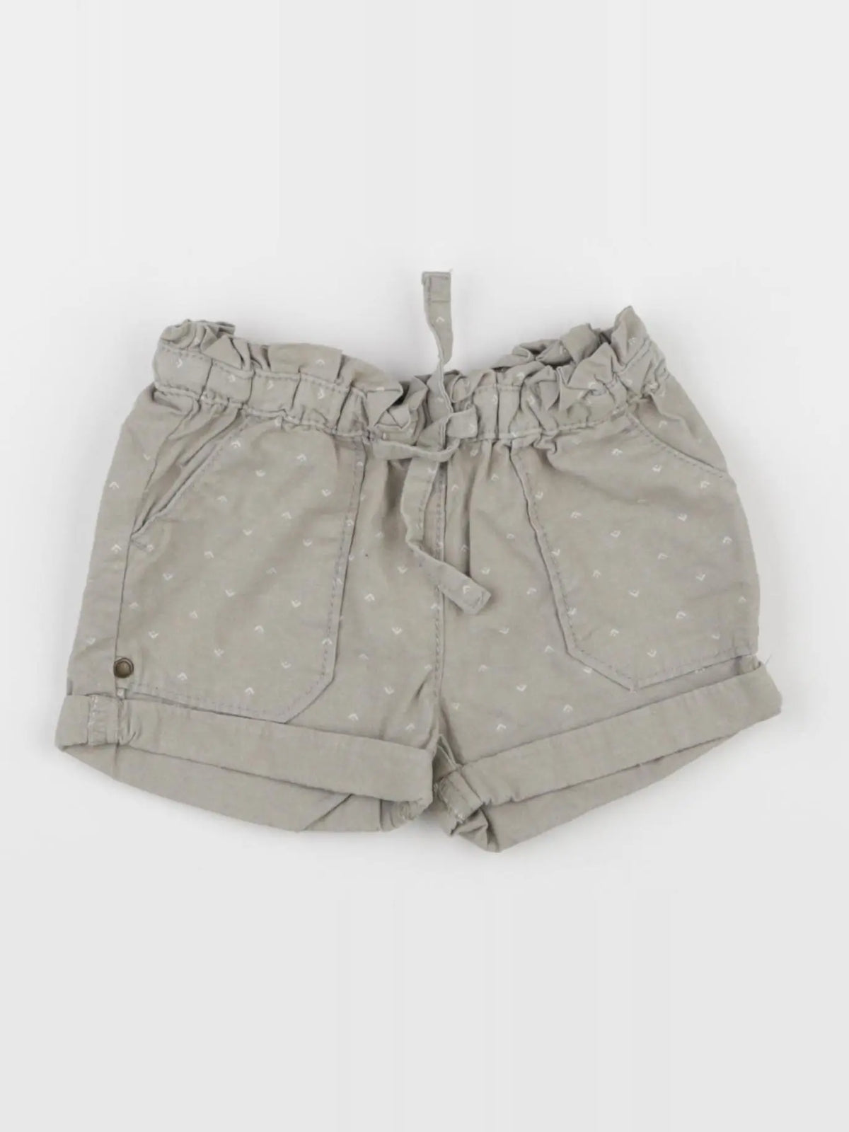 Vertbaudet - short taupe - 18 mois