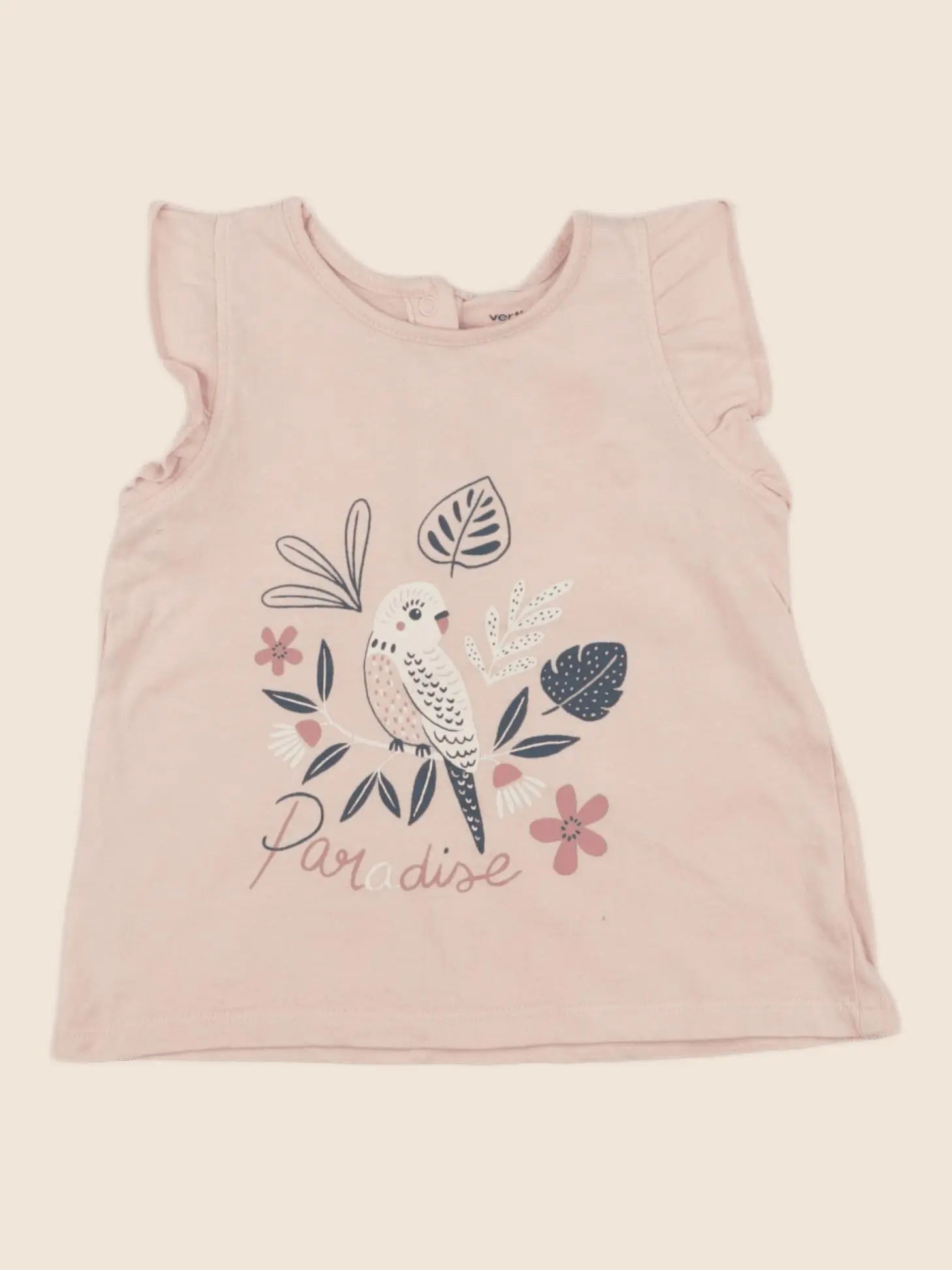 Vertbaudet - tee-shirt rose - 18 mois