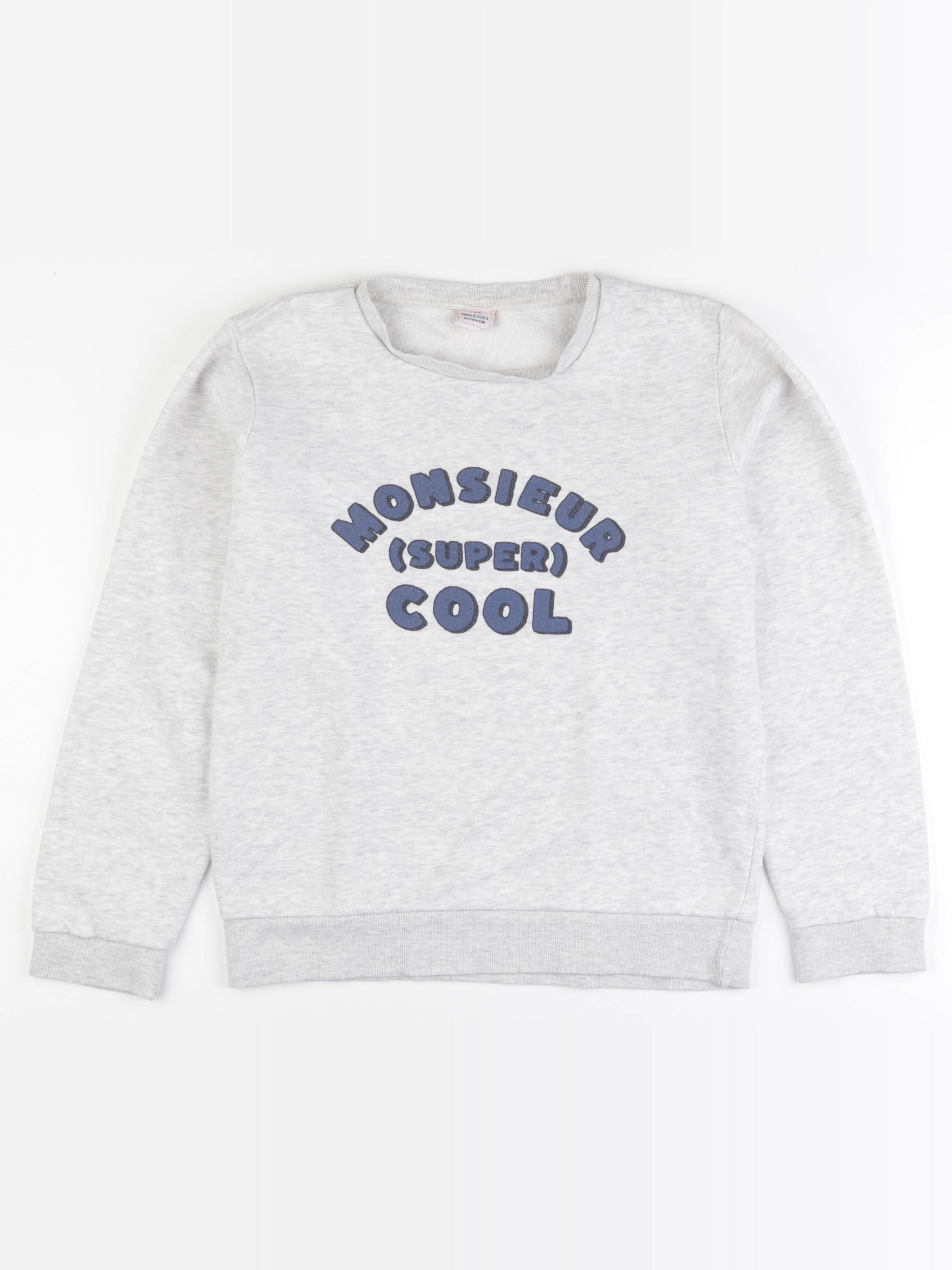 Tape à l'oeil - sweat gris - 14 ans