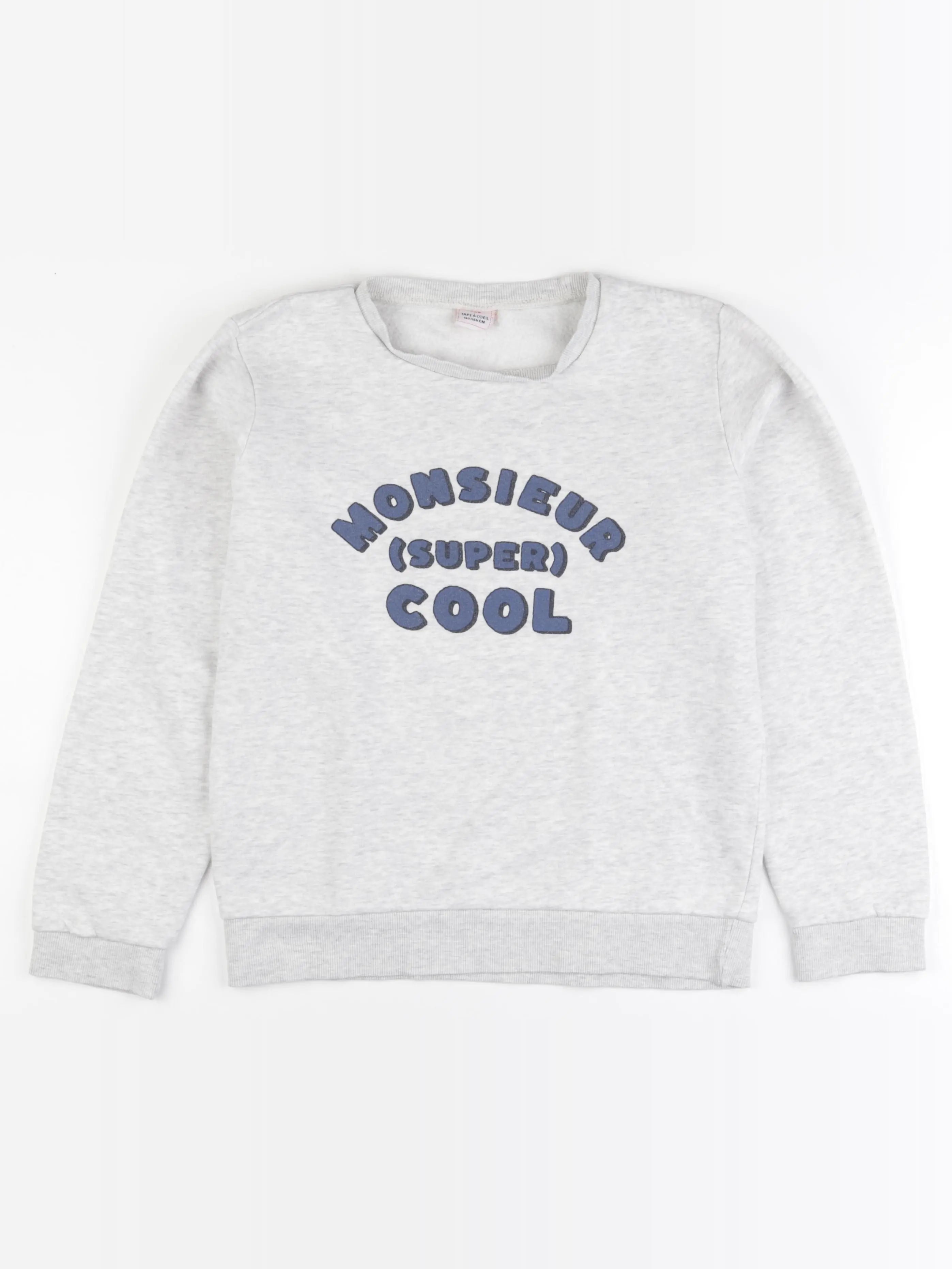 Tape à l'oeil - sweat gris - 14 ans