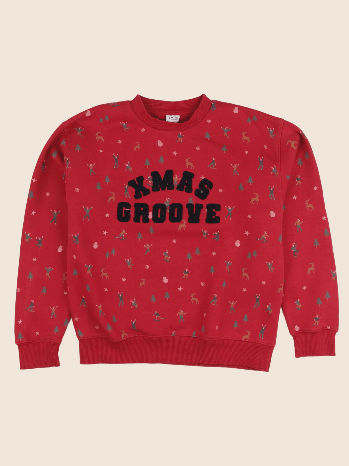 Tape à l'oeil - sweat rouge - 14 ans