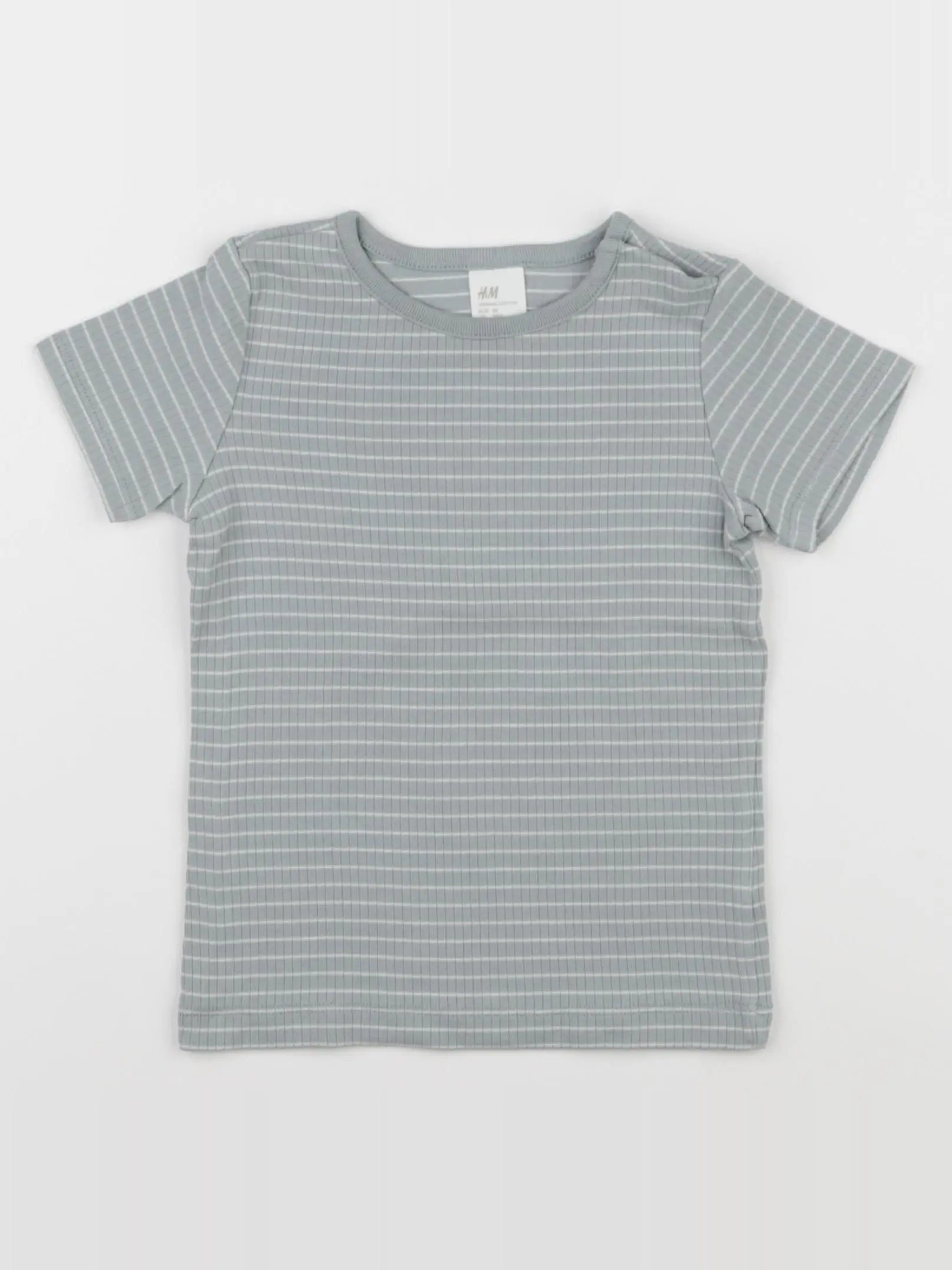H&M - tee-shirt vert - 12/18 mois