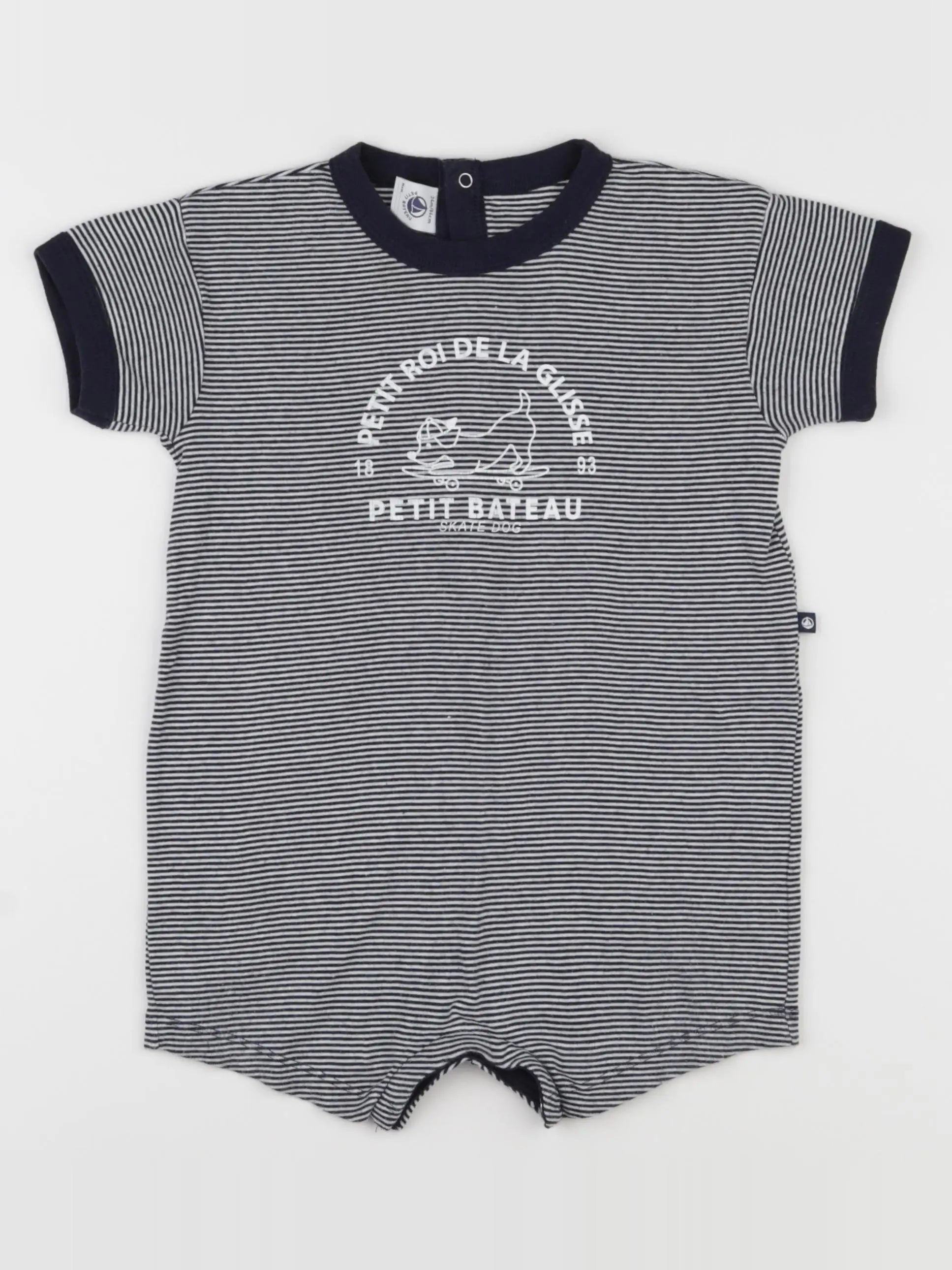Petit Bateau - combinaison bleu - 24 mois