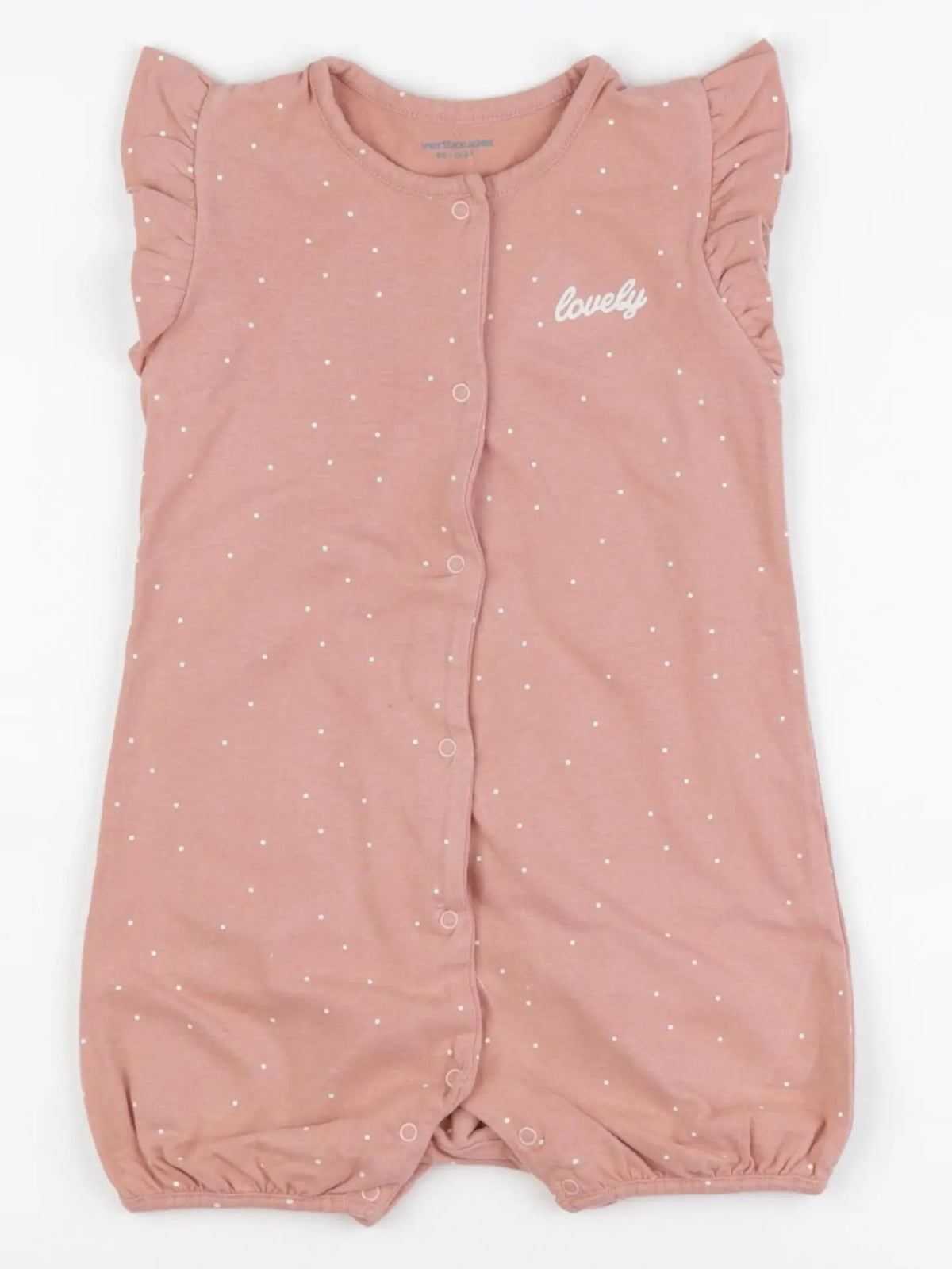 Vertbaudet - pyjama coton rose - 2 ans