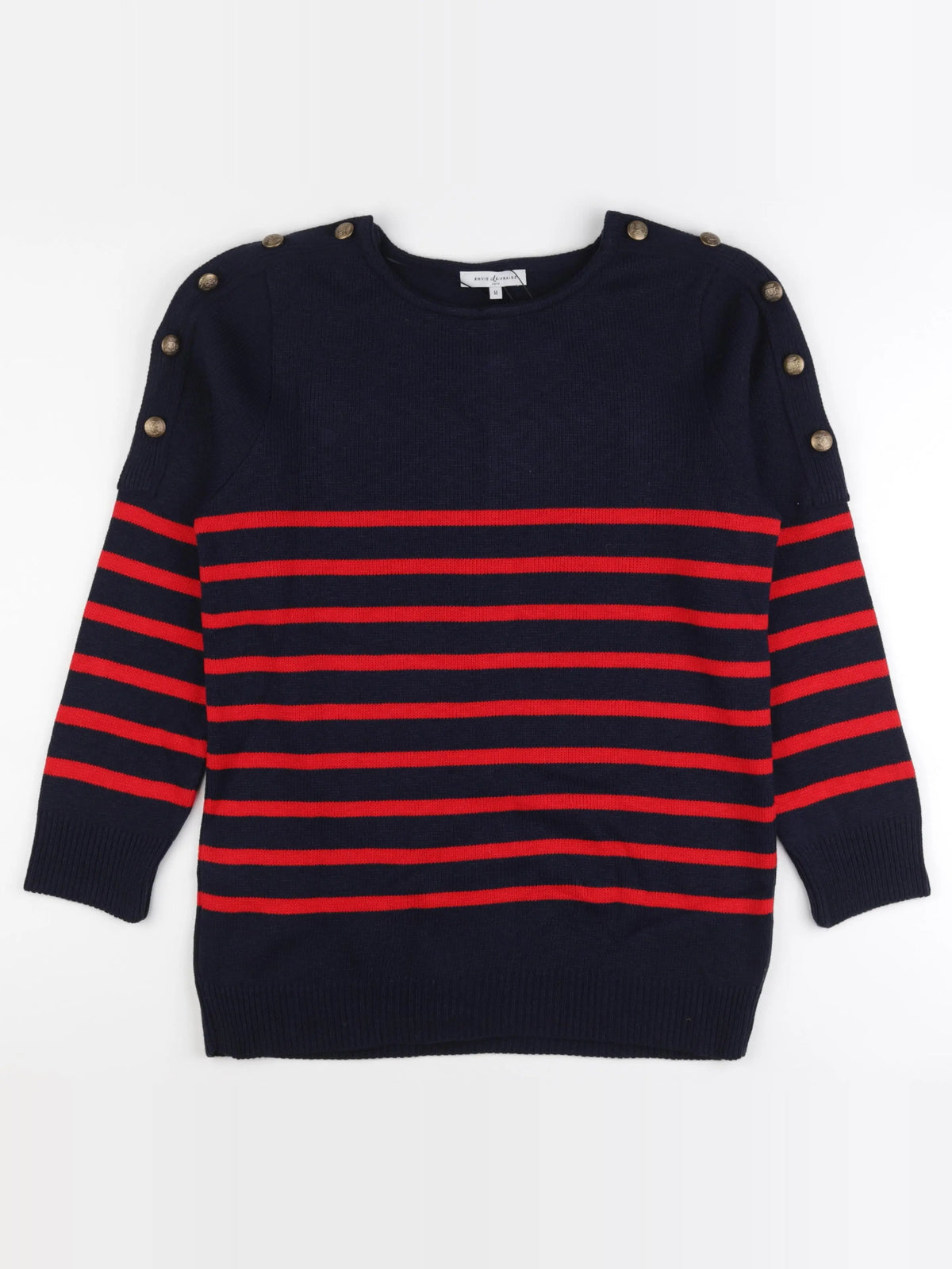 Envie de fraise - pull grossesse rouge, bleu - m