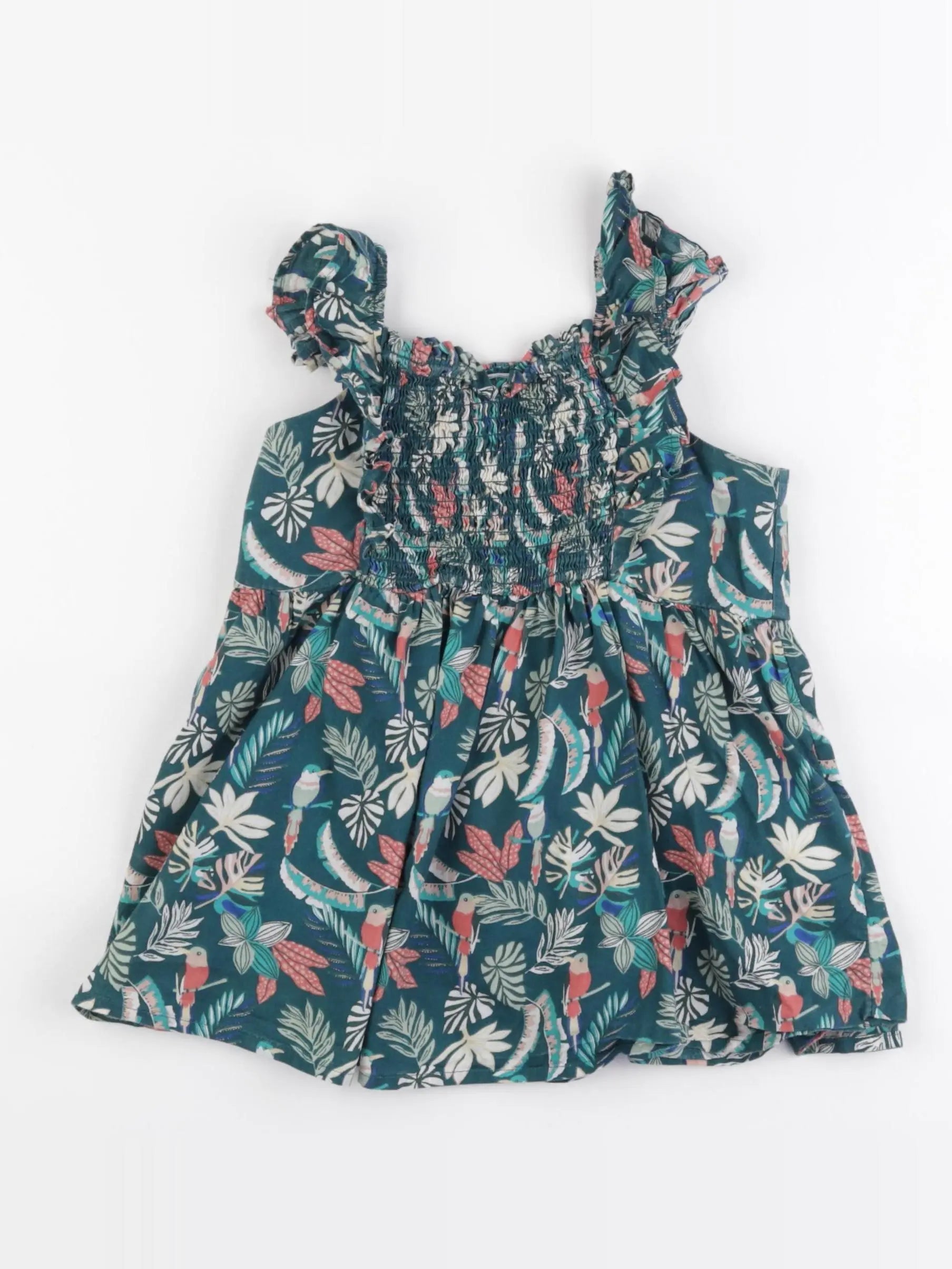 Vertbaudet - blouse vert - 9 ans