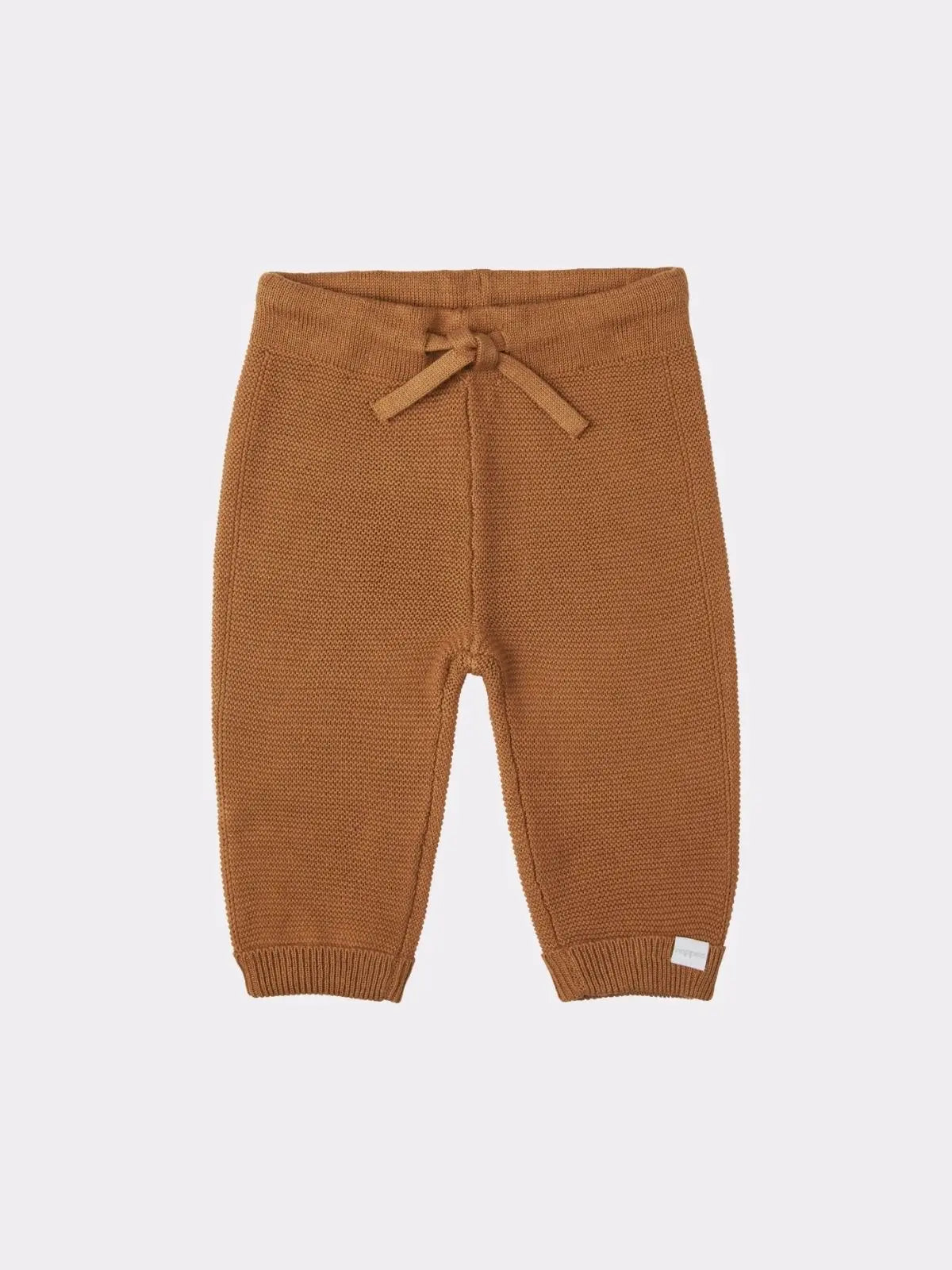 Pantalon tricot GROVER marron