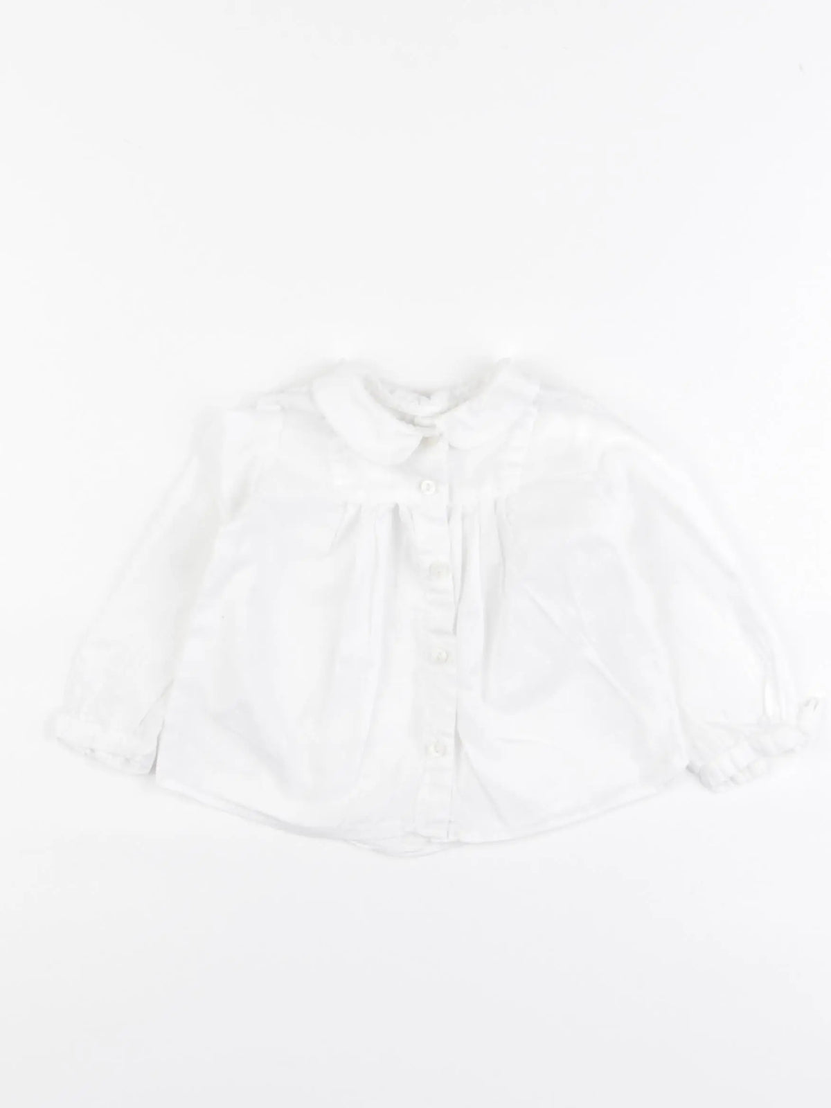Zara - blouse blanc - 3/6 mois
