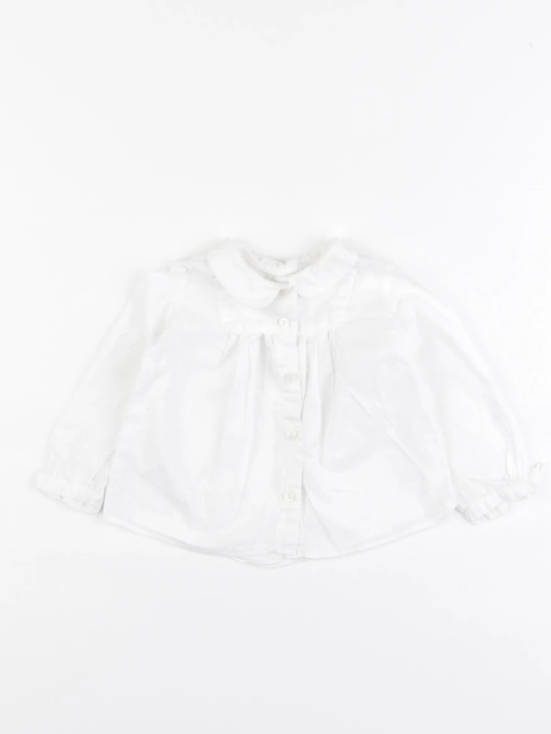 Zara - blouse blanc - 3/6 mois