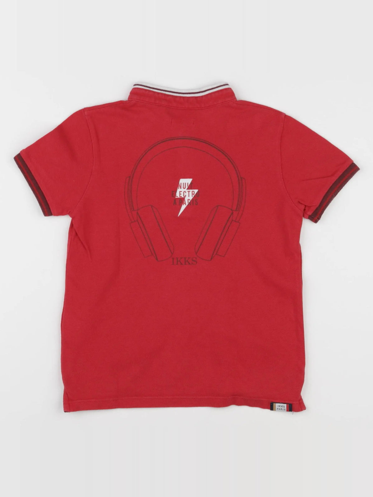 IKKS - polo imprimé au dos rouge - 5 ans