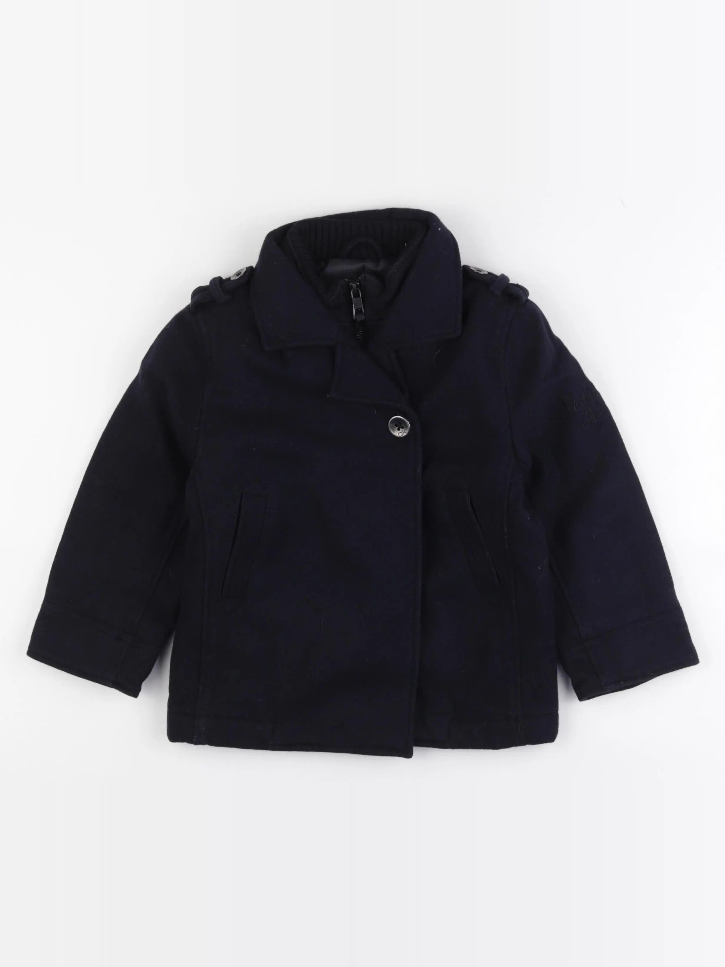 Okaidi - manteau bleu - 4 ans