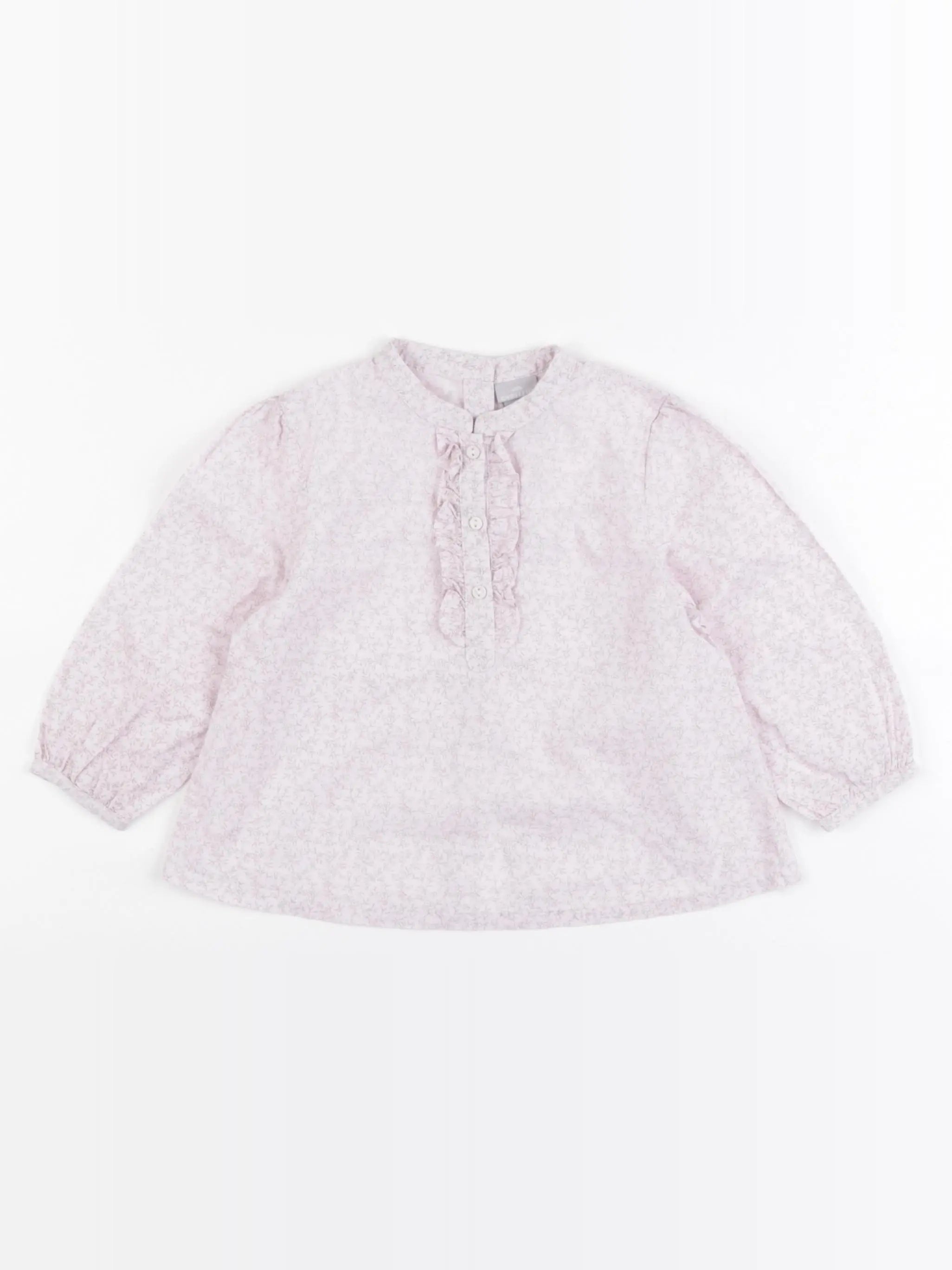 Cyrillus - blouse rose - 18 mois