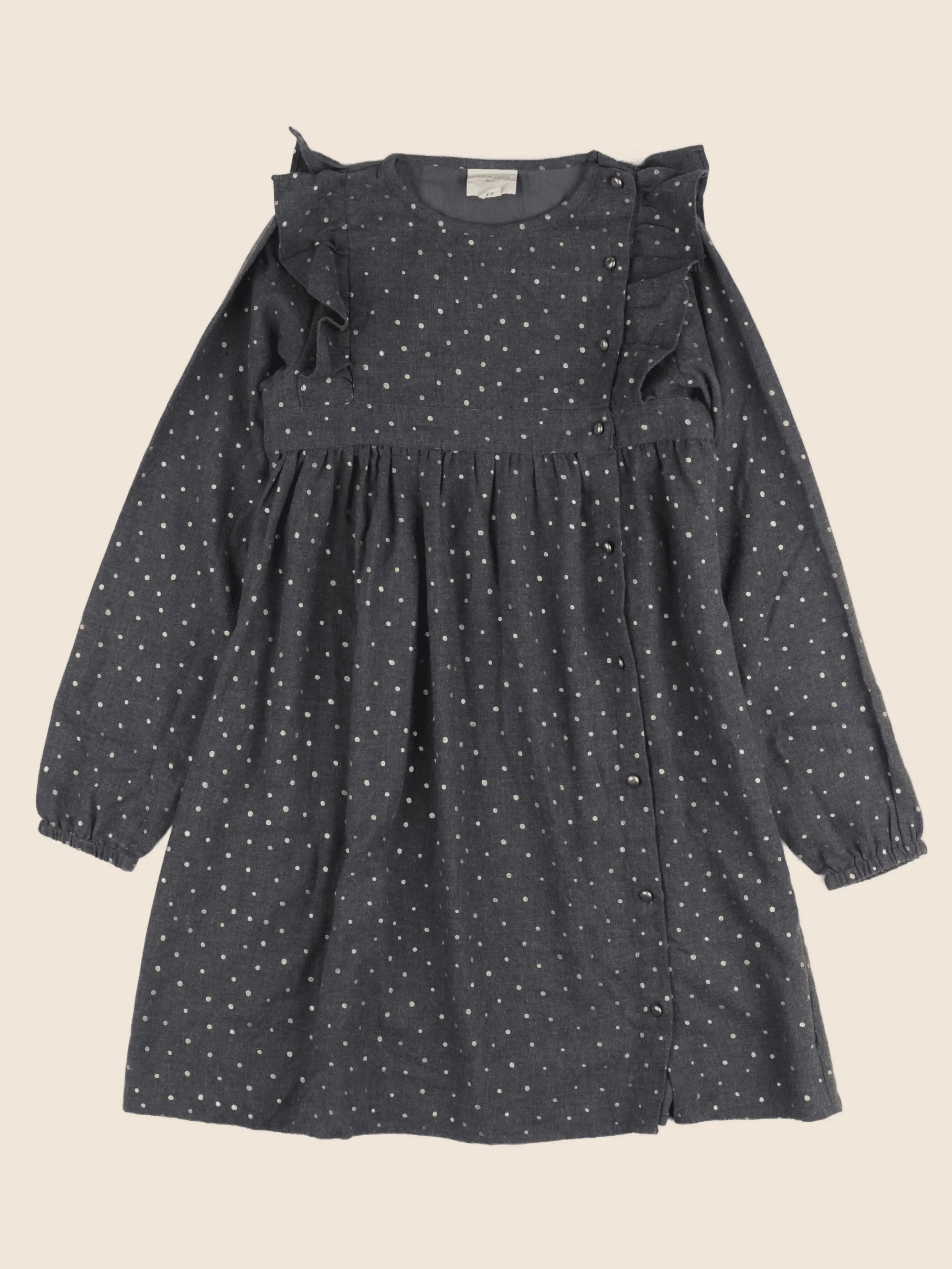 Louis Louise - robe gris, or - 12 ans