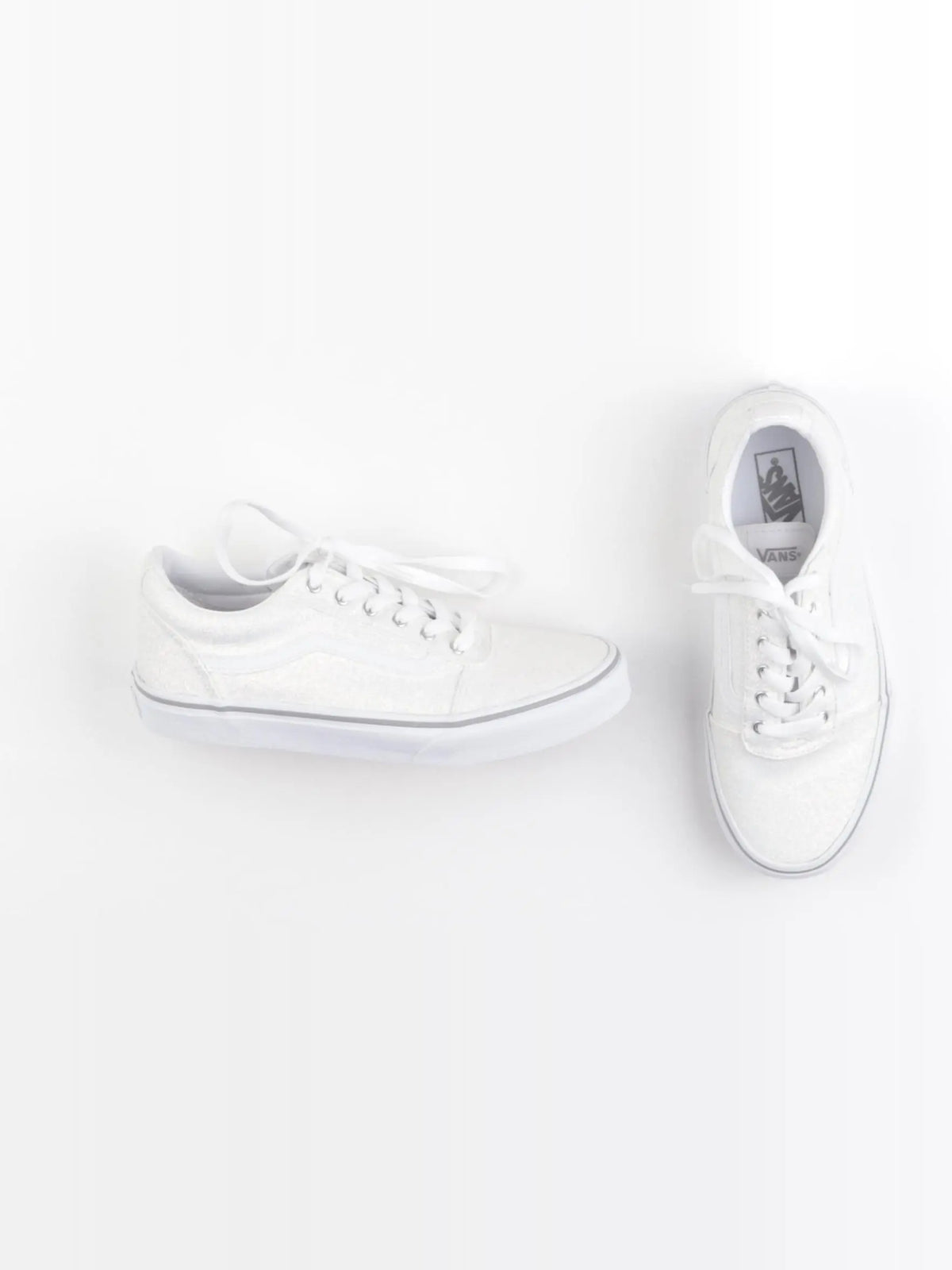 Vans - baskets blanc pailleté - pointure 36