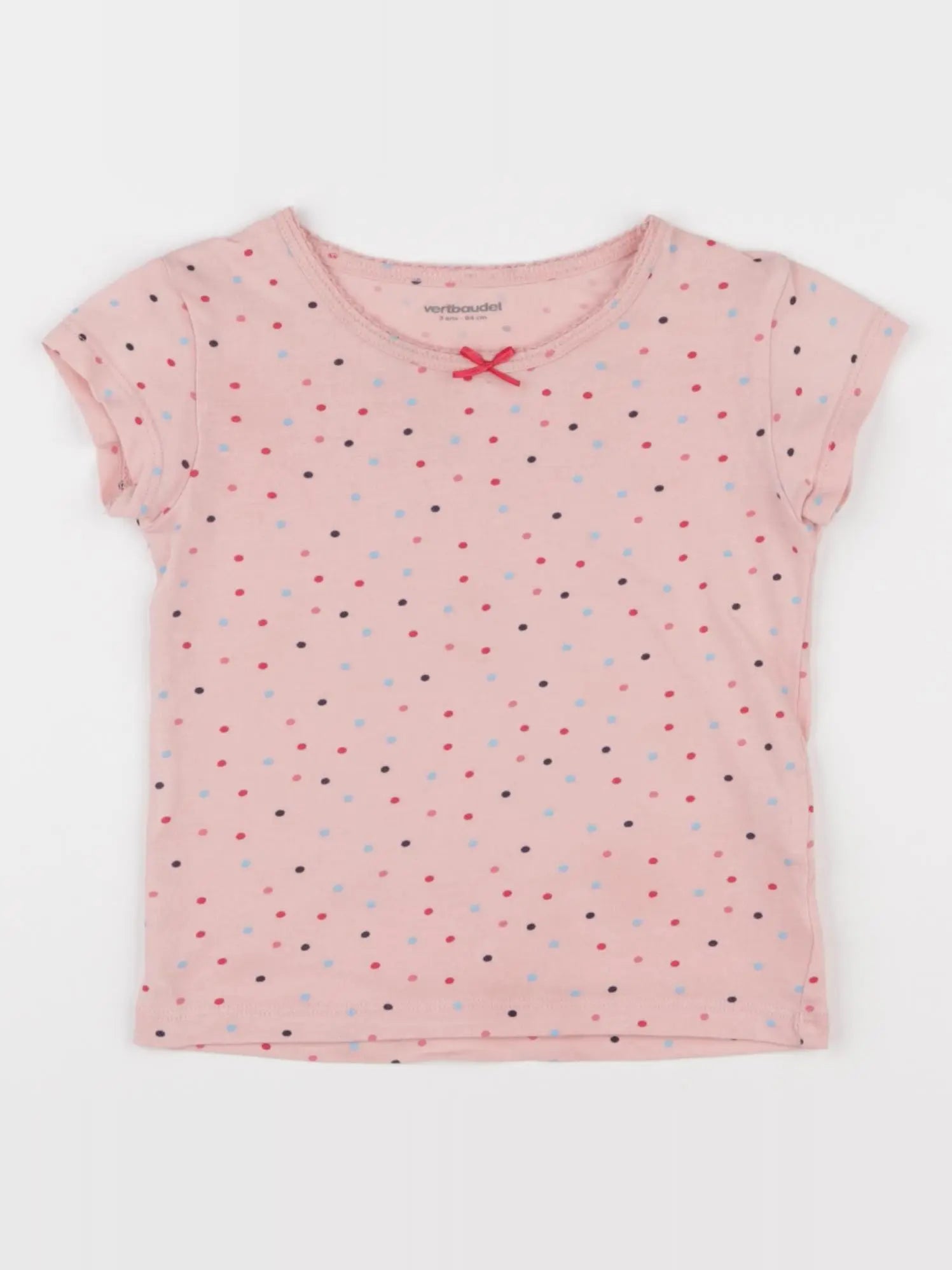 Vertbaudet - maillot de corps rose - 3 ans