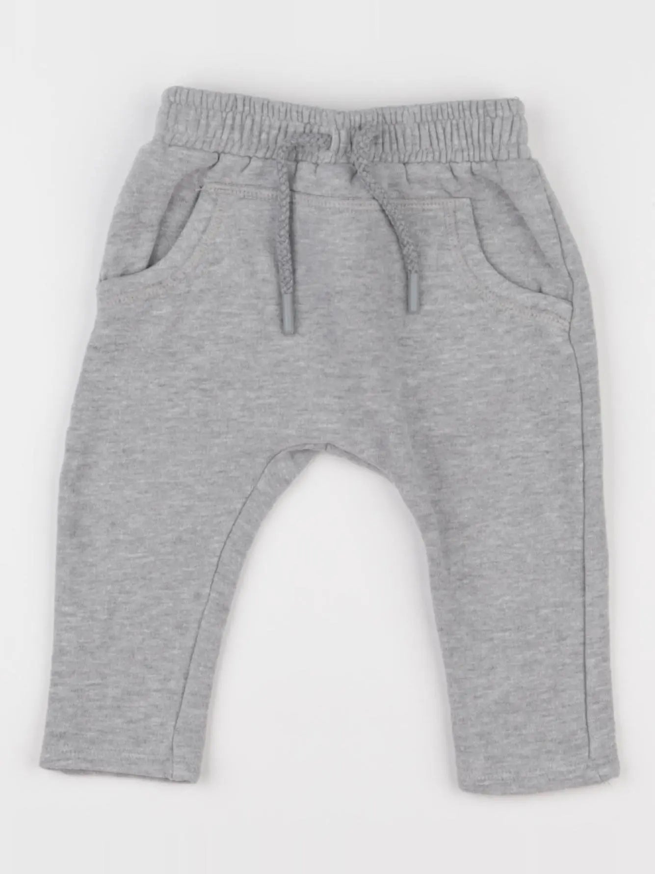 Vertbaudet - sarouel gris - 6 mois