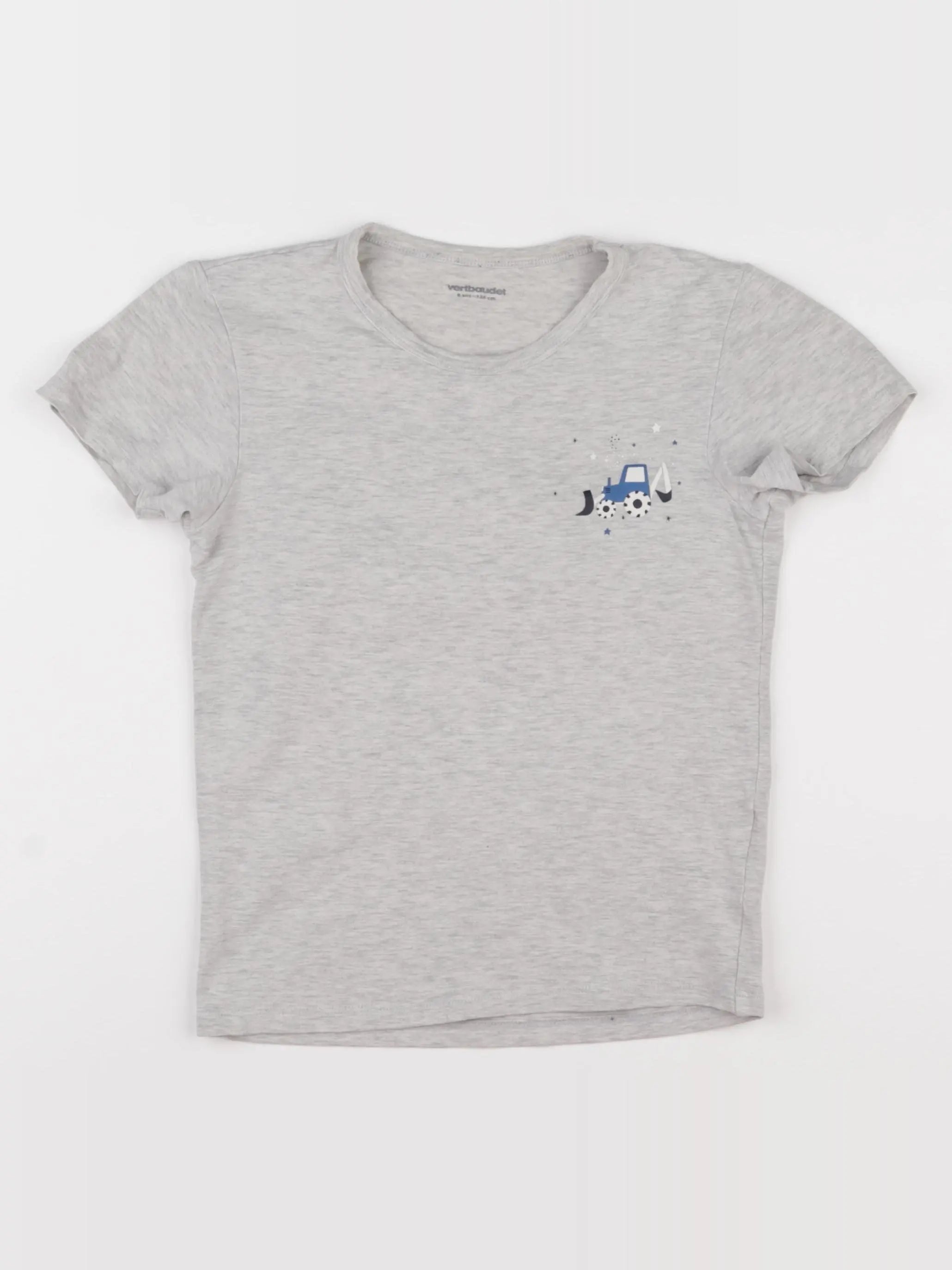 Vertbaudet - maillot de corps gris - 8 ans