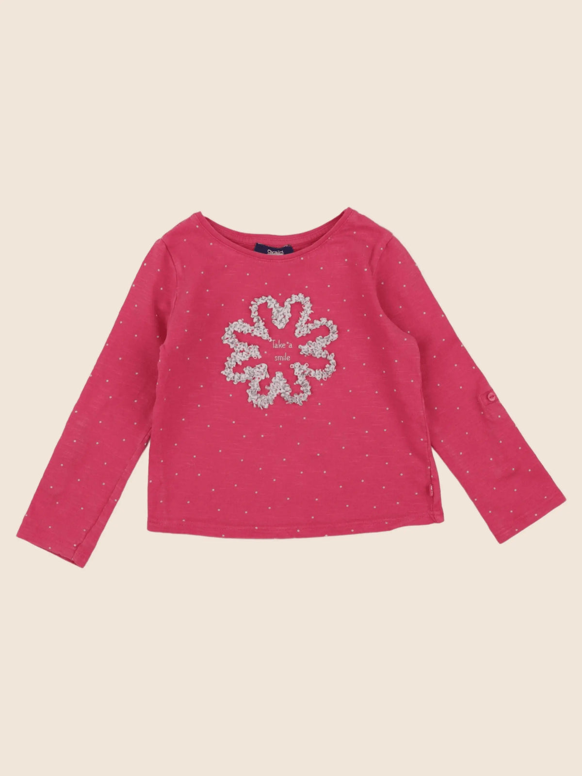 Okaidi - tee-shirt rose - 3 ans