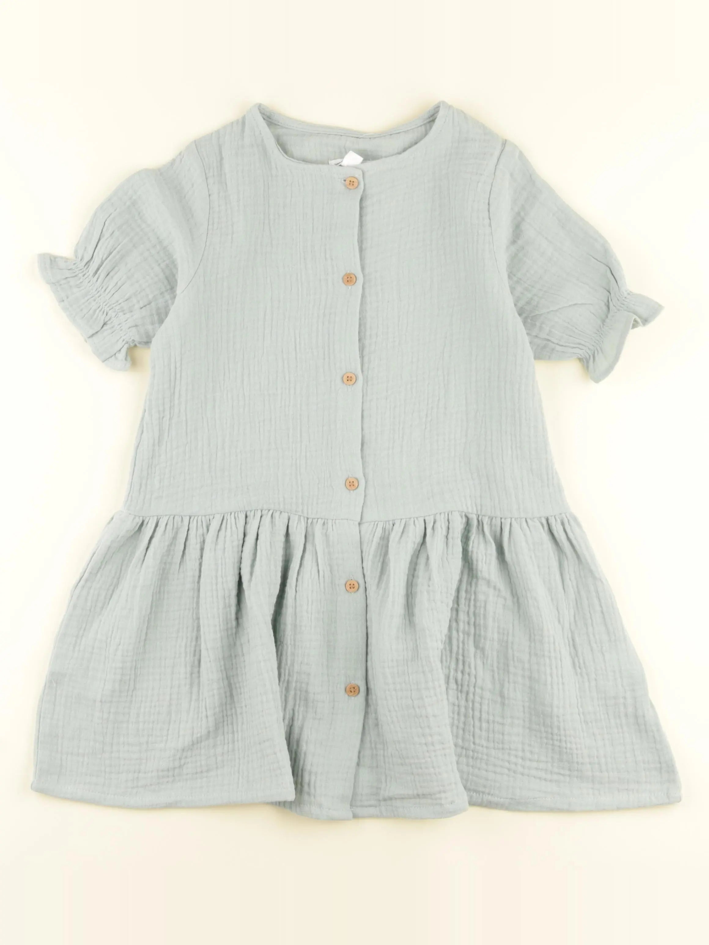 Vertbaudet - robe vert - 5 ans