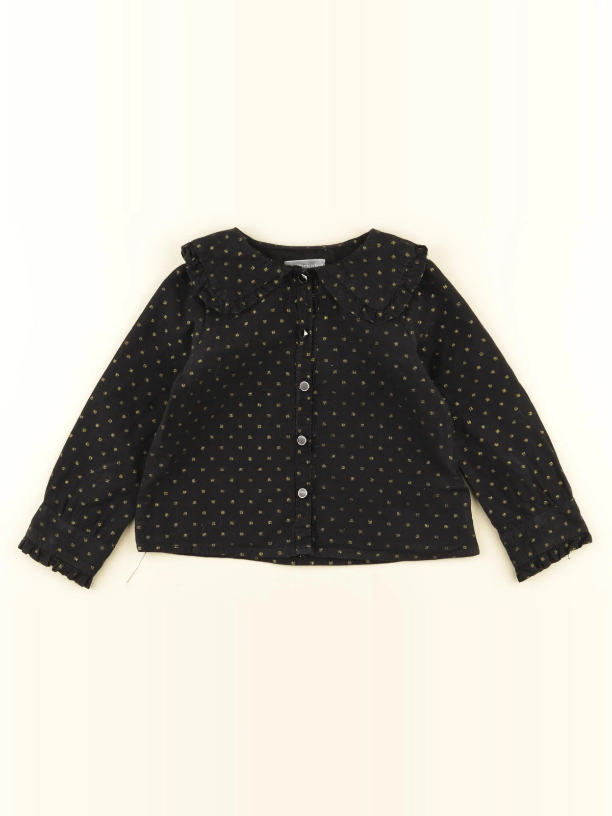 Vertbaudet - blouse or, noir - 3 ans