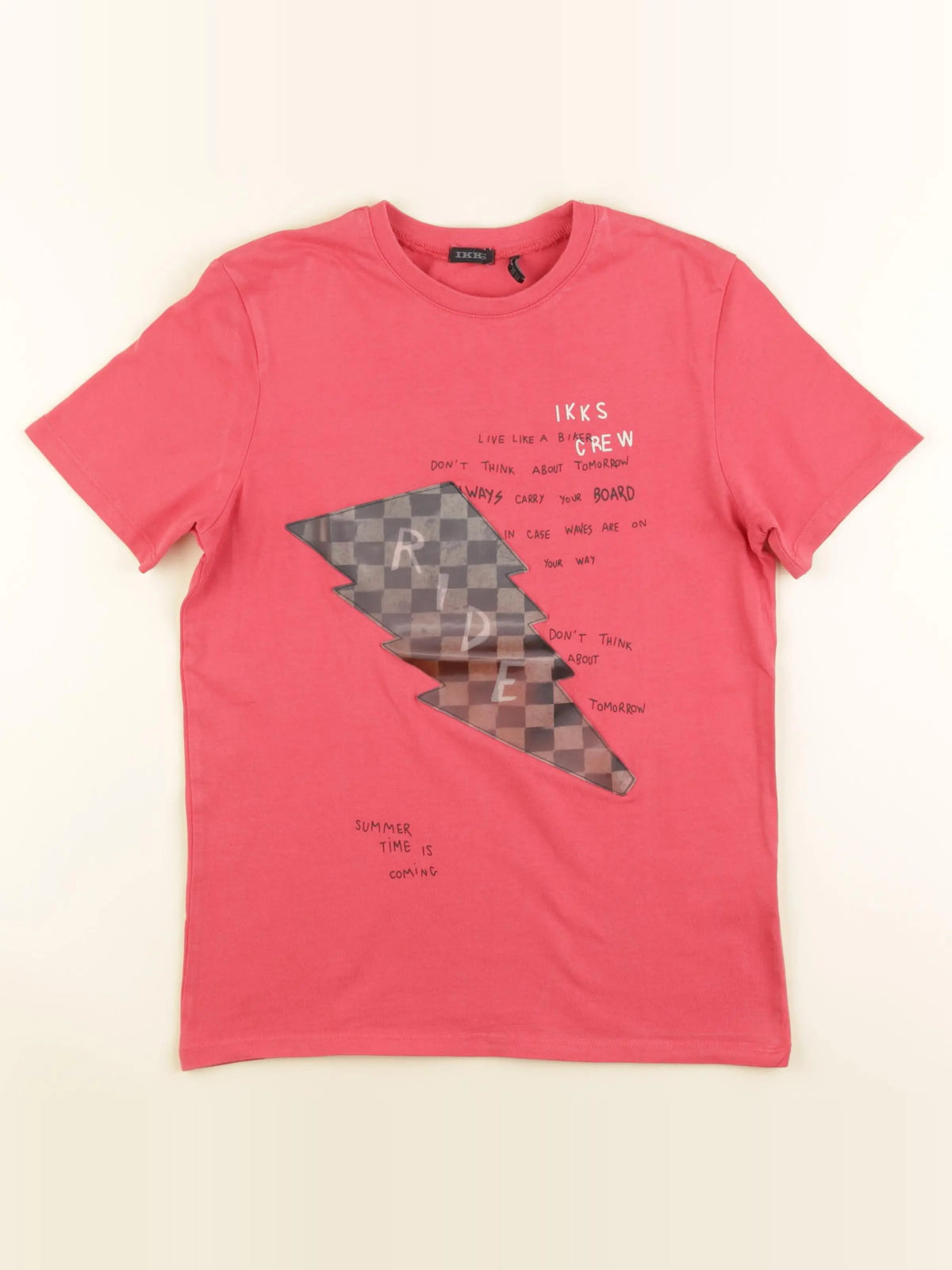 IKKS - tee-shirt rouge - 12 ans