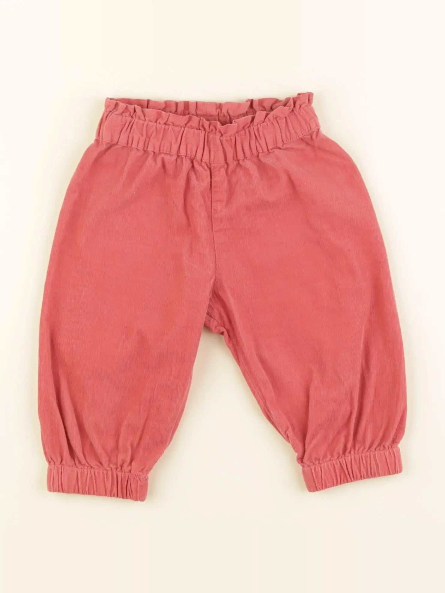 Bonton - pantalon rose - 6 mois