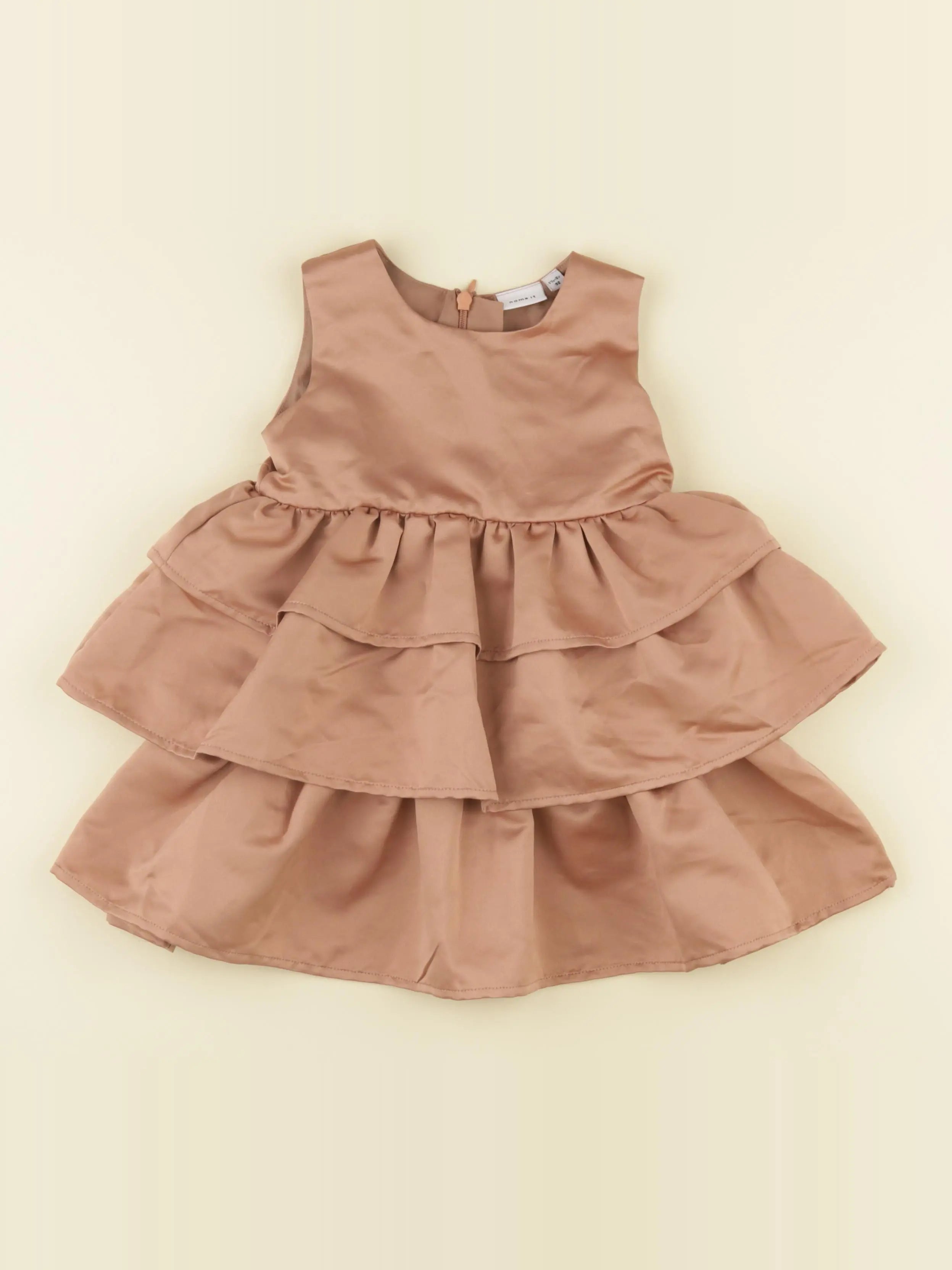 Name it - robe marron - 18/24 mois