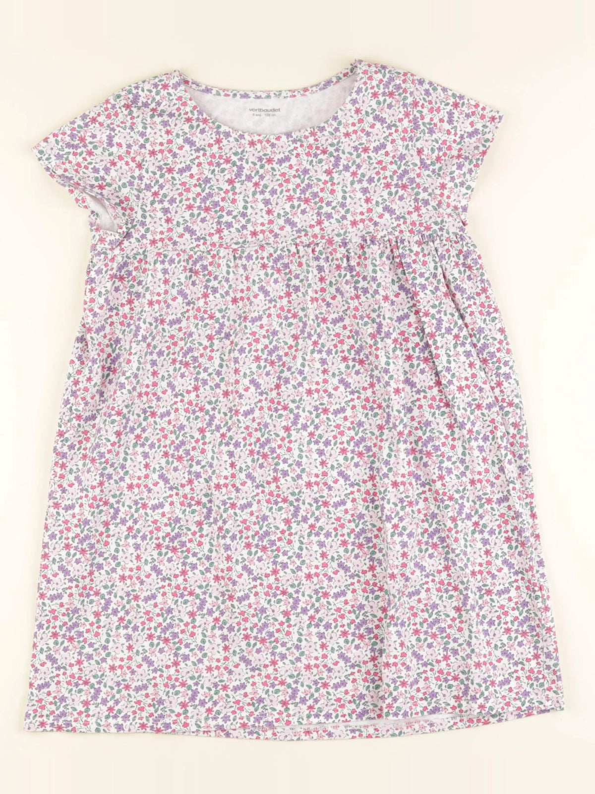 Vertbaudet - robe rose - 8 ans