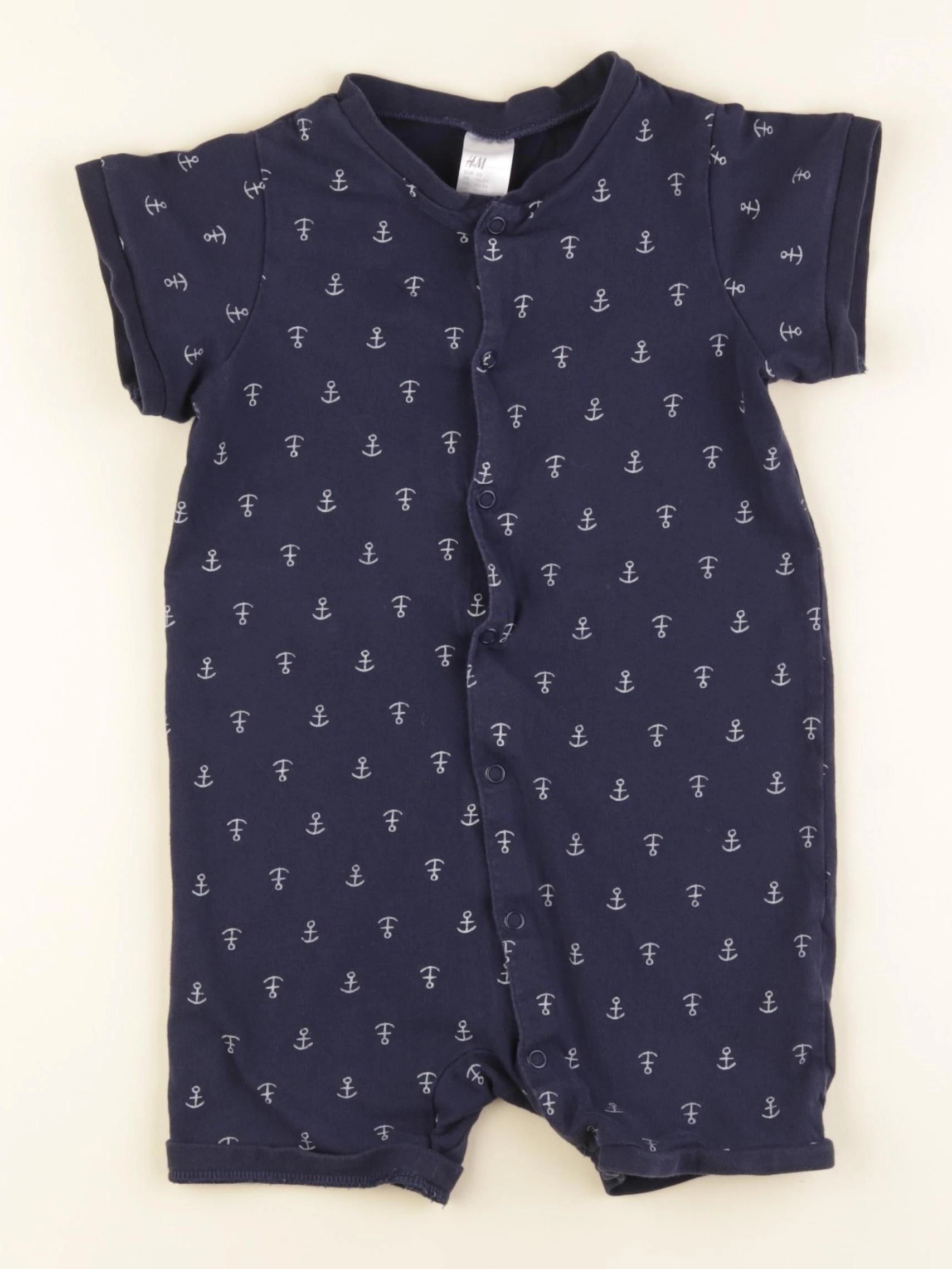 H&M - pyjama coton bleu - 18/24 mois