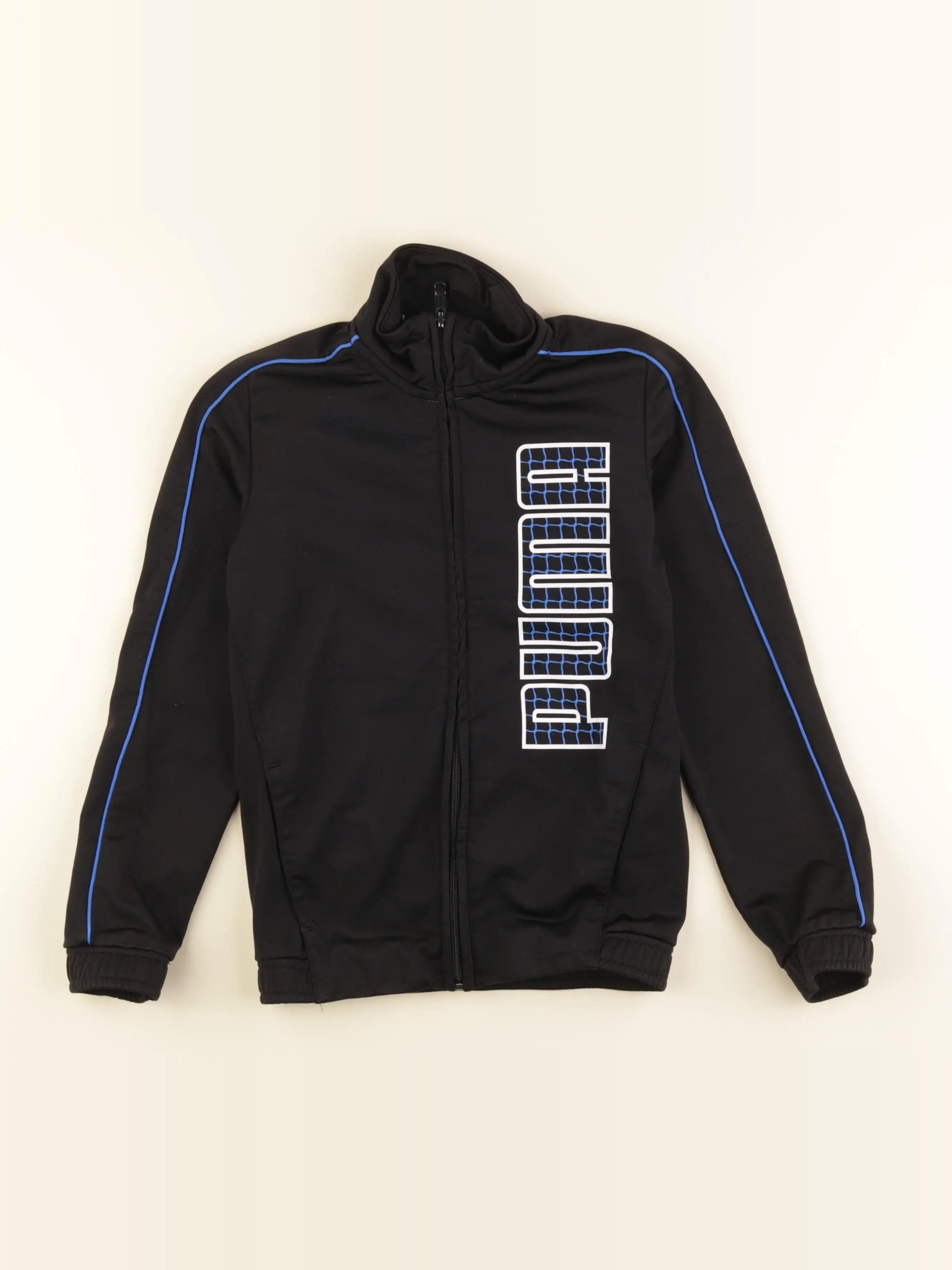 Puma - sweat bleu, noir - 8 ans