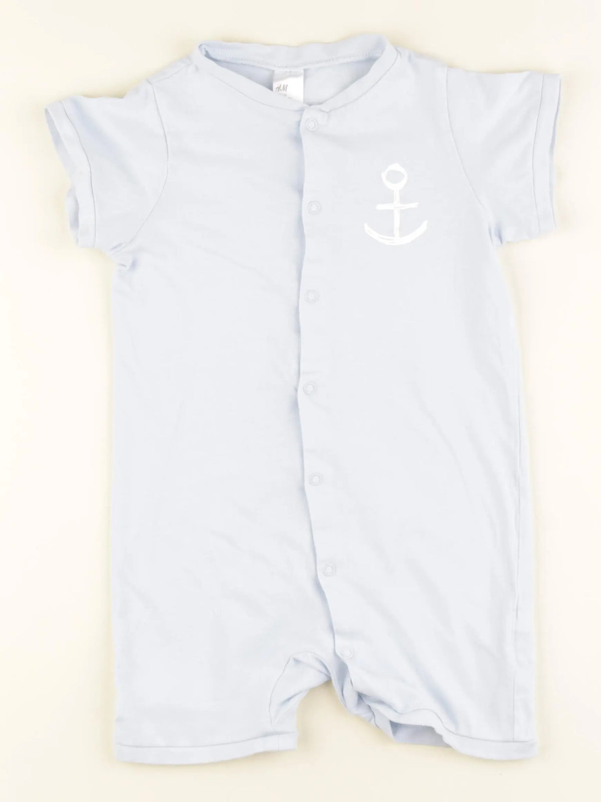 H&M - pyjama coton bleu - 18/24 mois