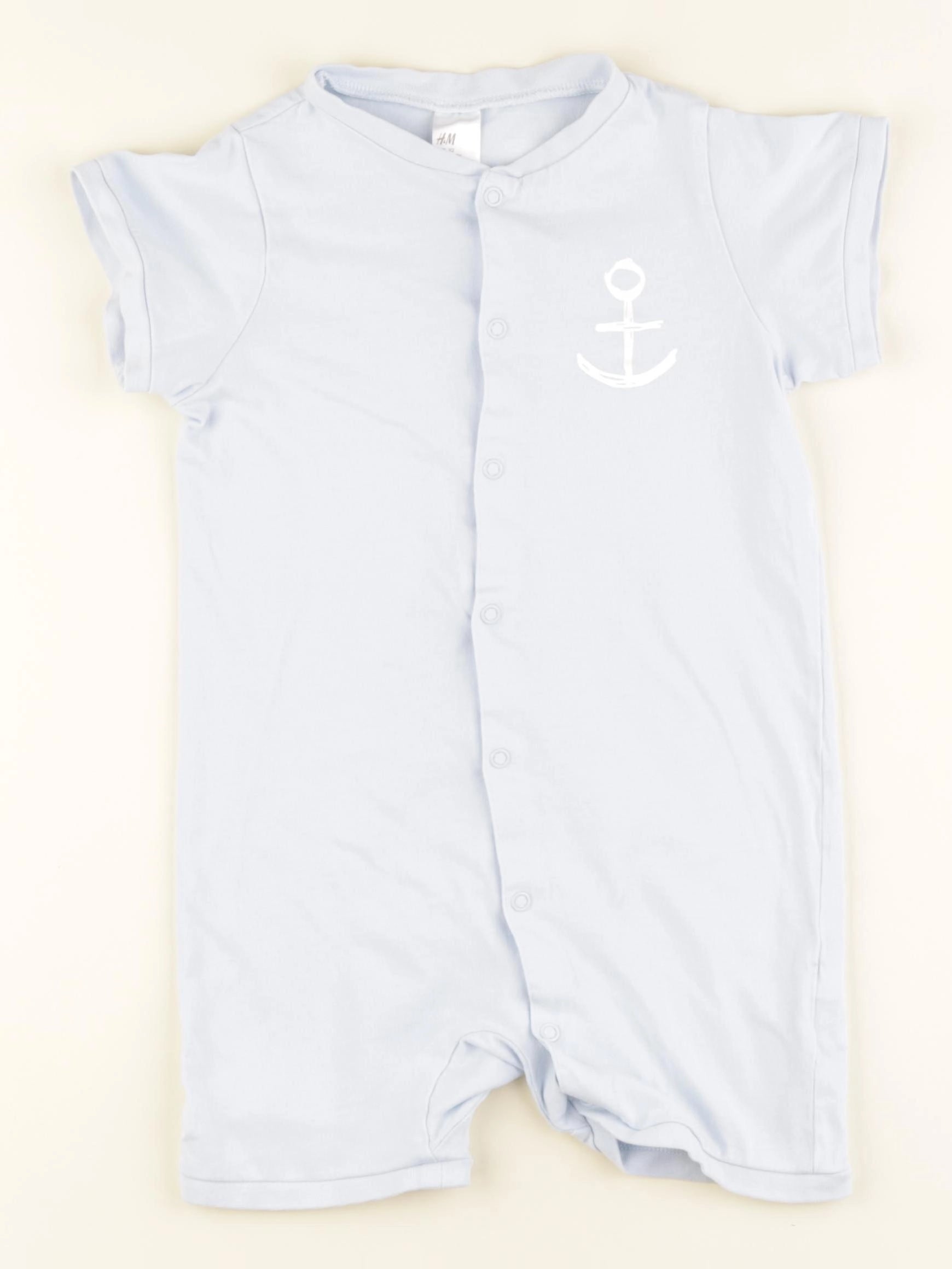 H&M - pyjama coton bleu - 18/24 mois