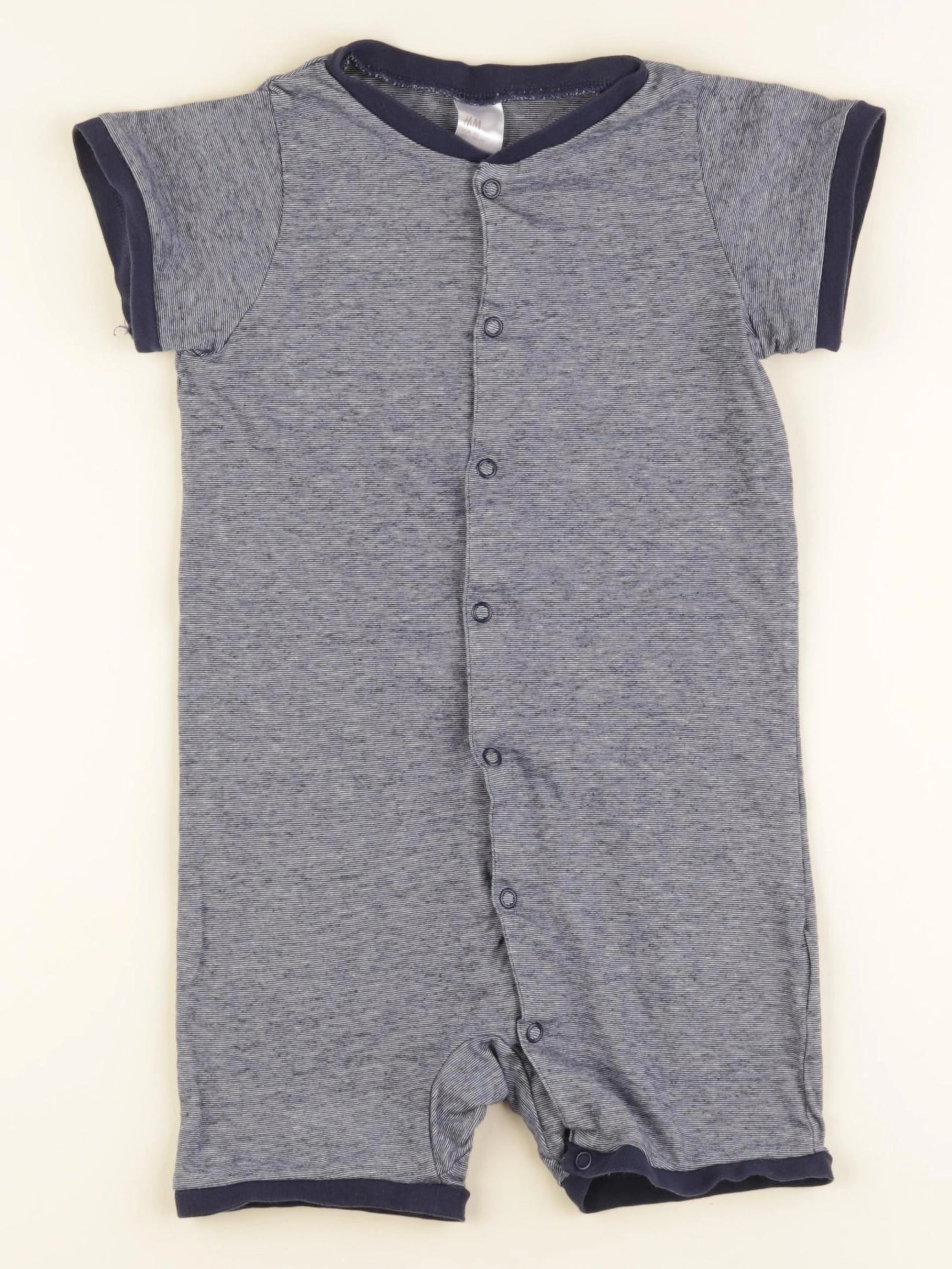 H&M - pyjama coton bleu - 18/24 mois