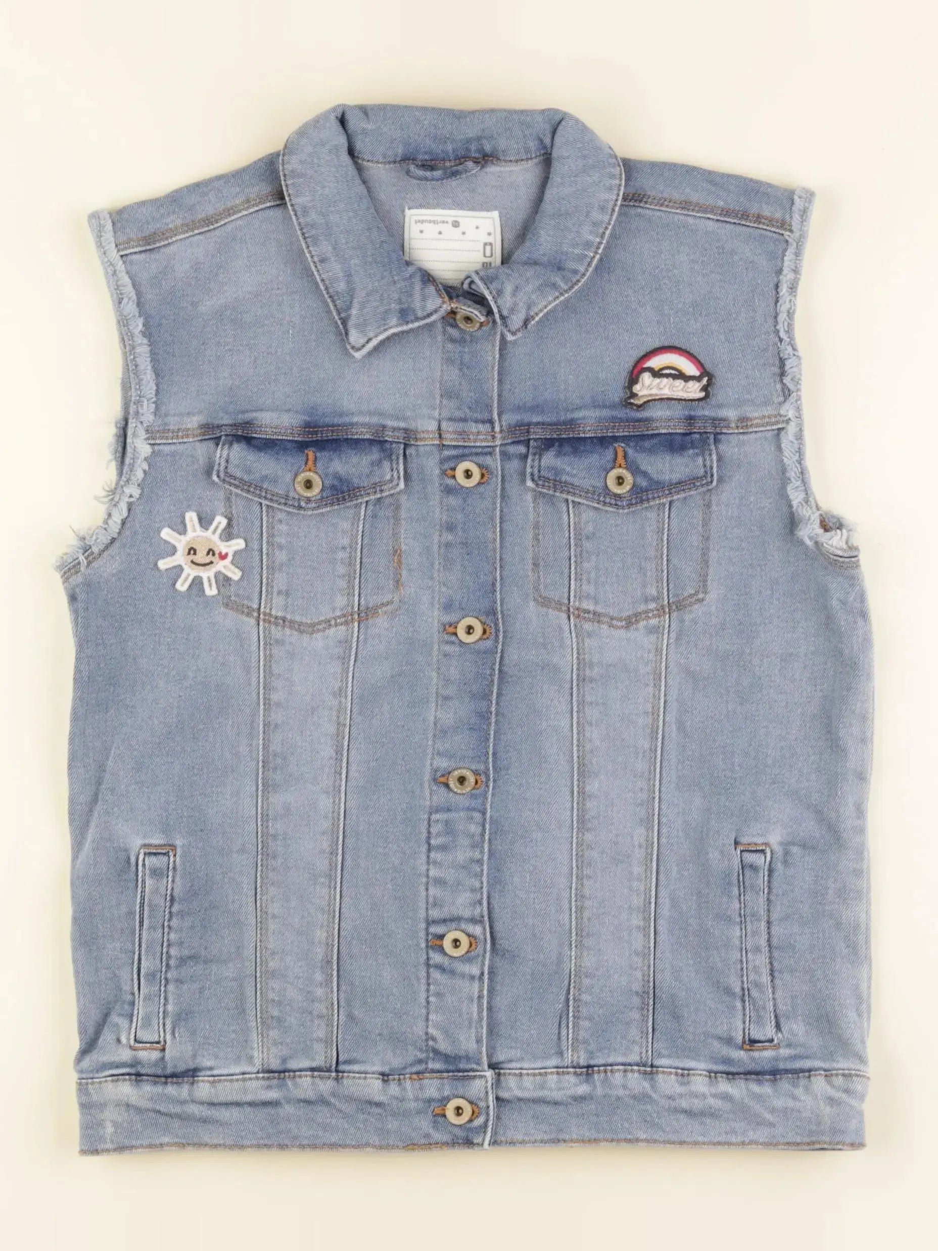 Vertbaudet - veste bleu - 12 ans