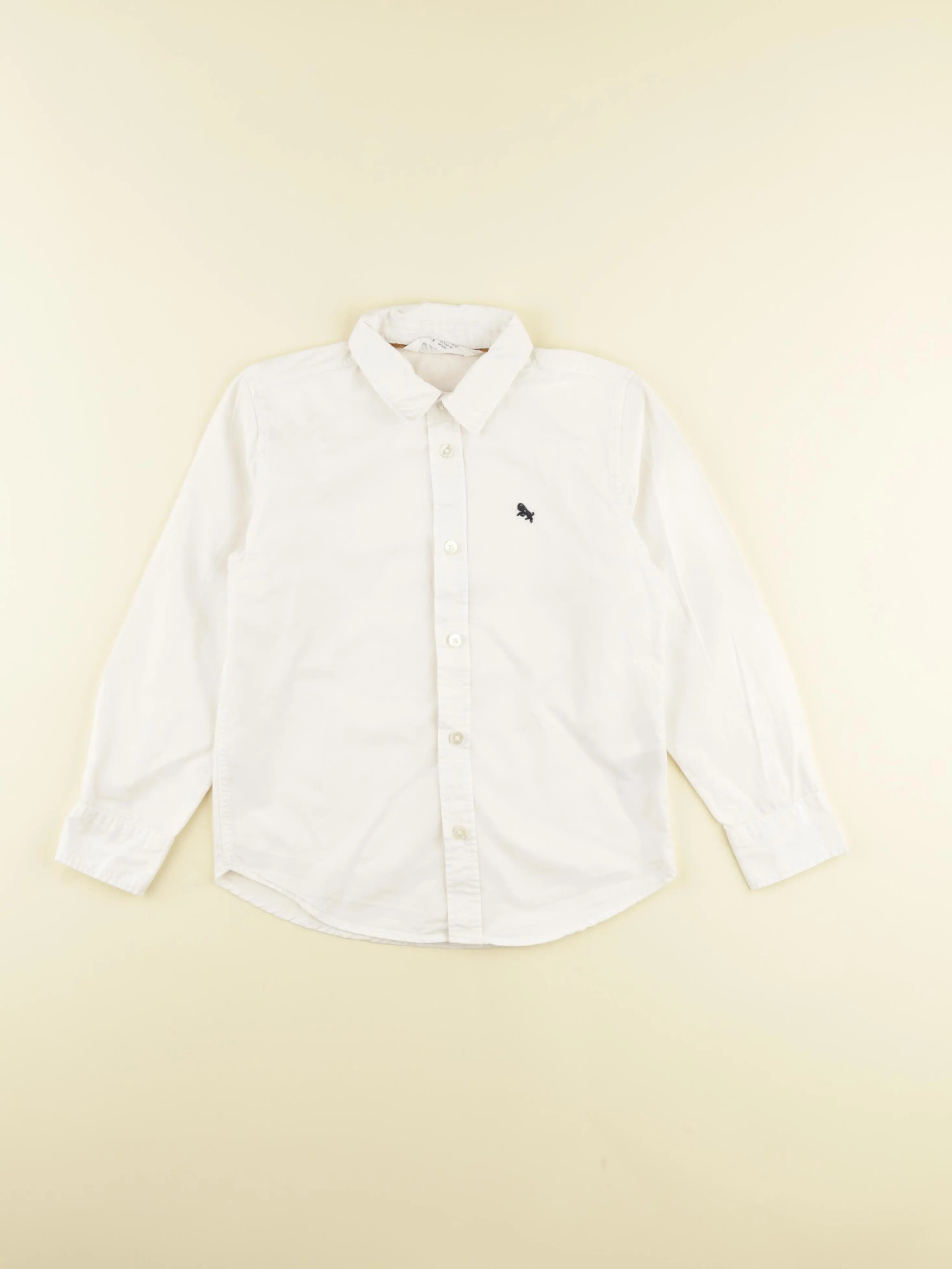 H&M - chemise blanc - 5/6 ans