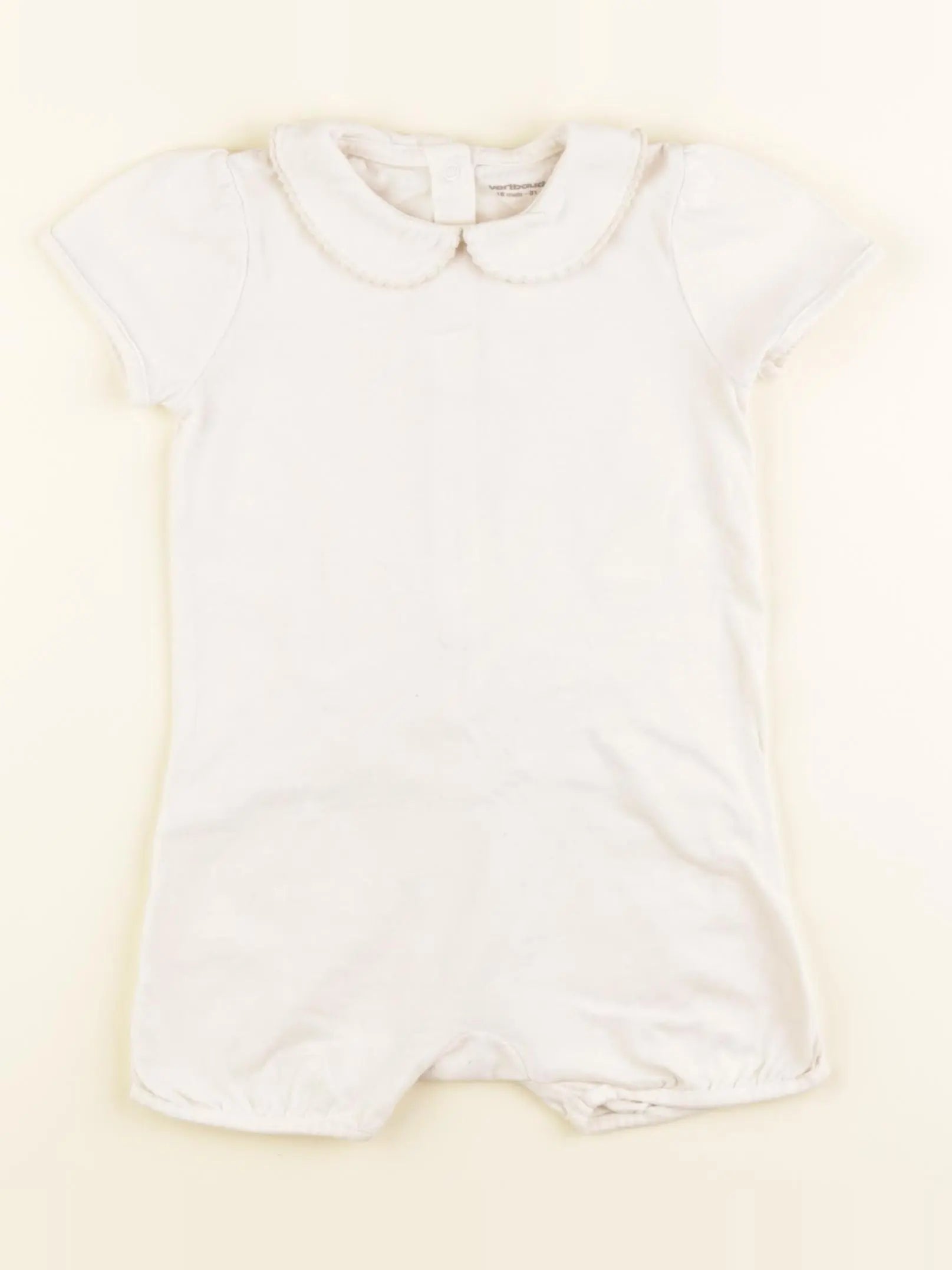 Vertbaudet - combinaison beige - 18 mois