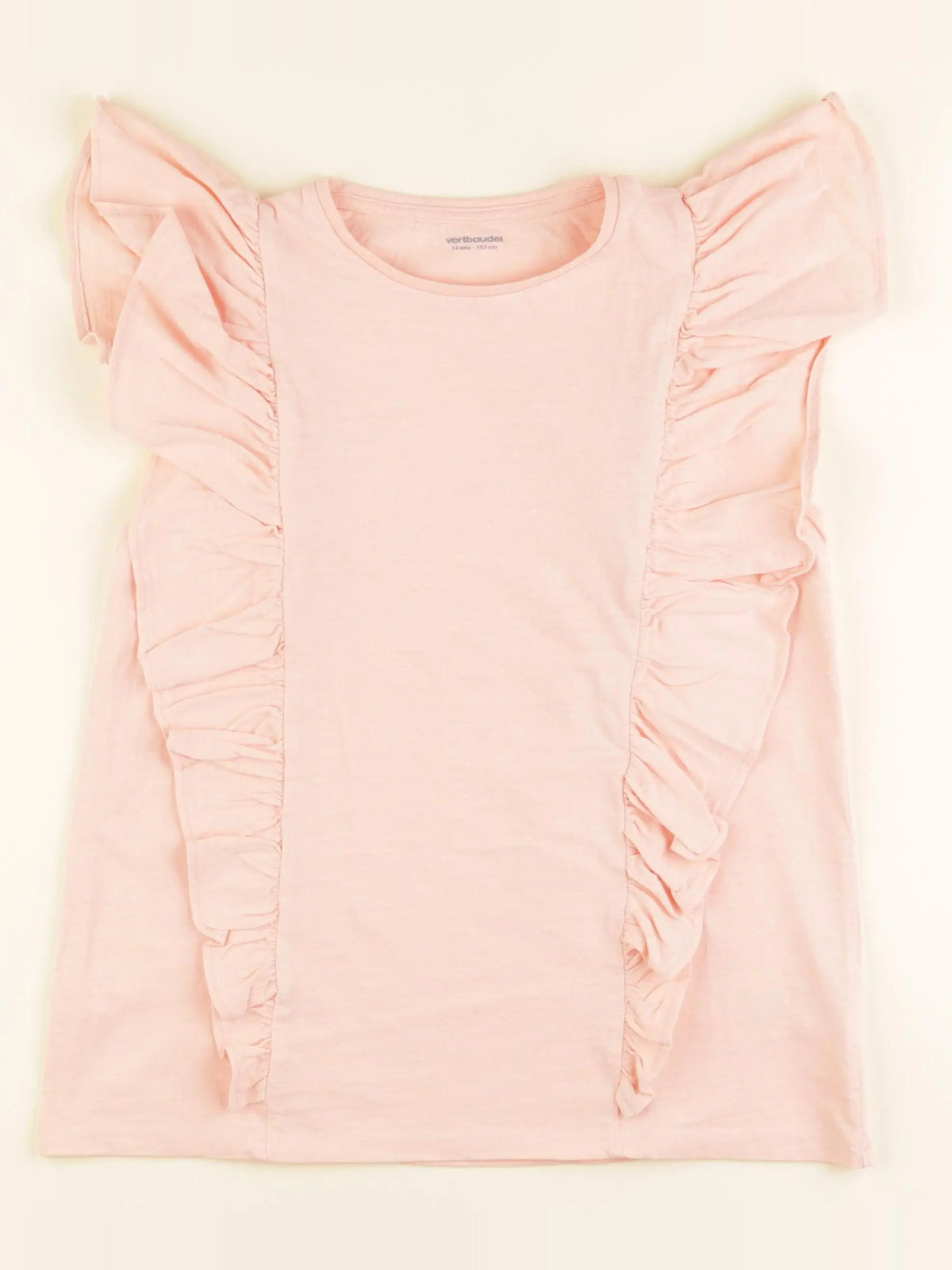 Vertbaudet - tee-shirt rose - 12 ans