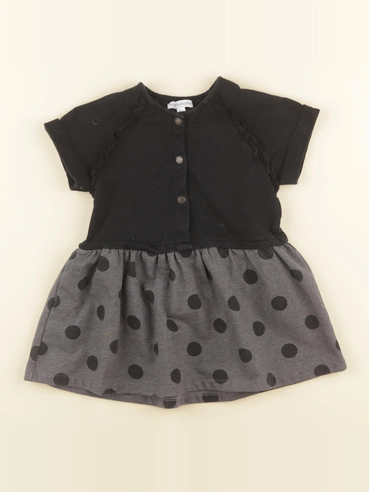 Vertbaudet - robe noir - 2 ans