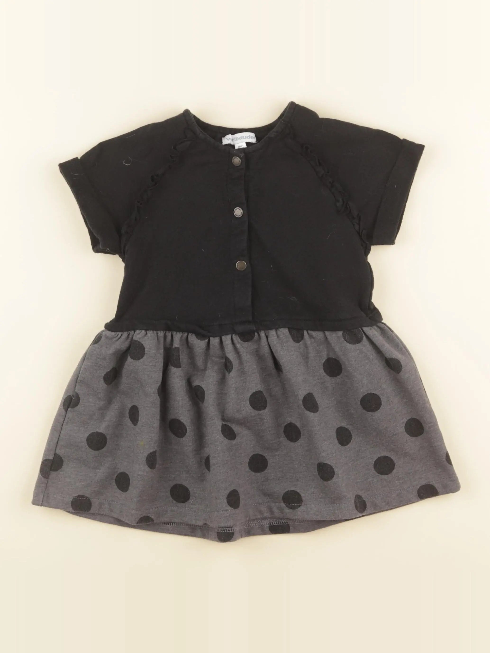 Vertbaudet - robe noir - 2 ans