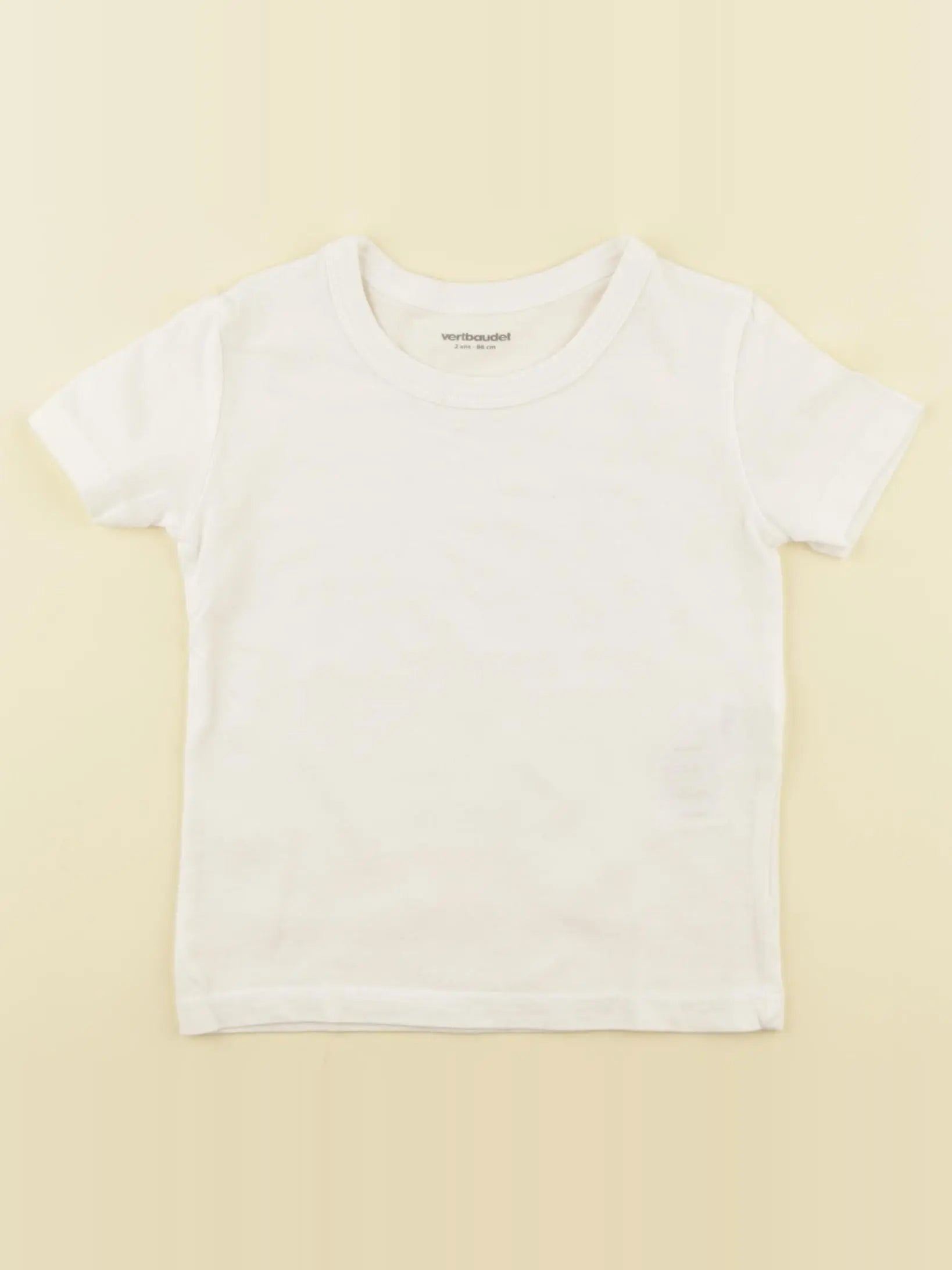 Vertbaudet - maillot de corps blanc - 2 ans