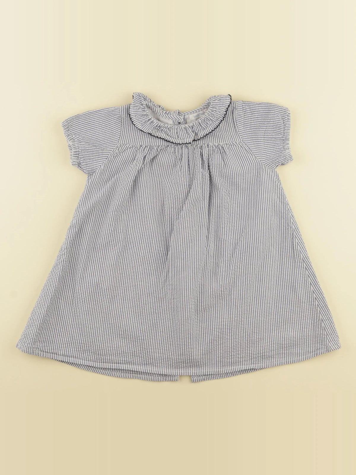 Boutchou - robe bleu, blanc - 18 mois