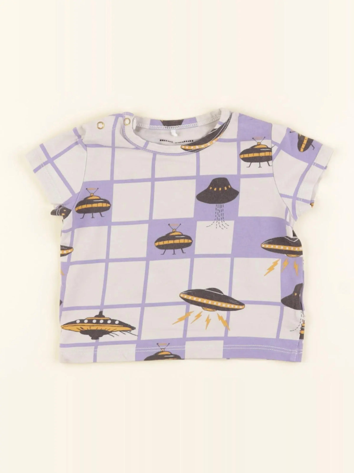 Mini Rodini - tee-shirt violet - 6/9 mois