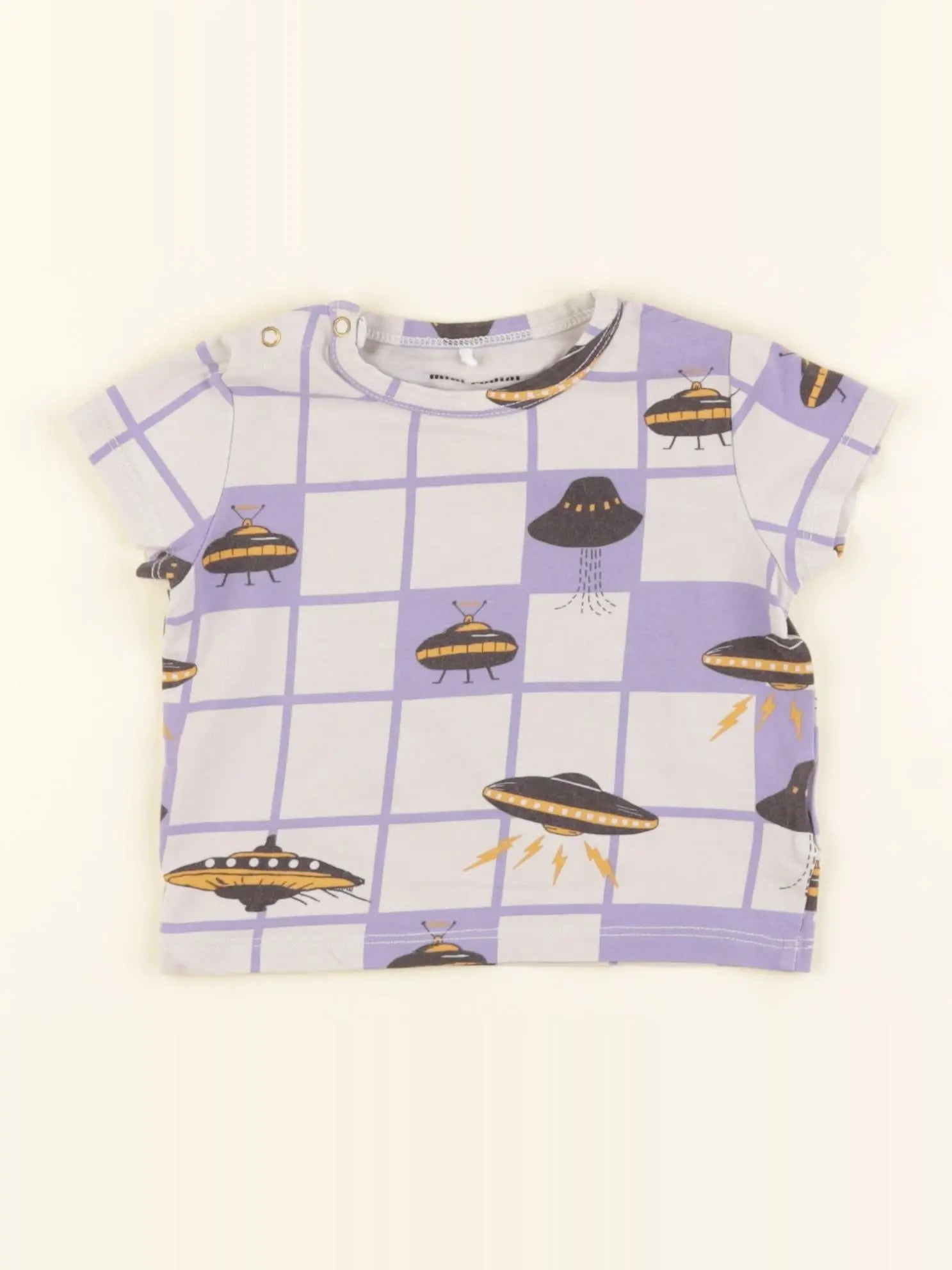 Mini Rodini - tee-shirt violet - 6/9 mois