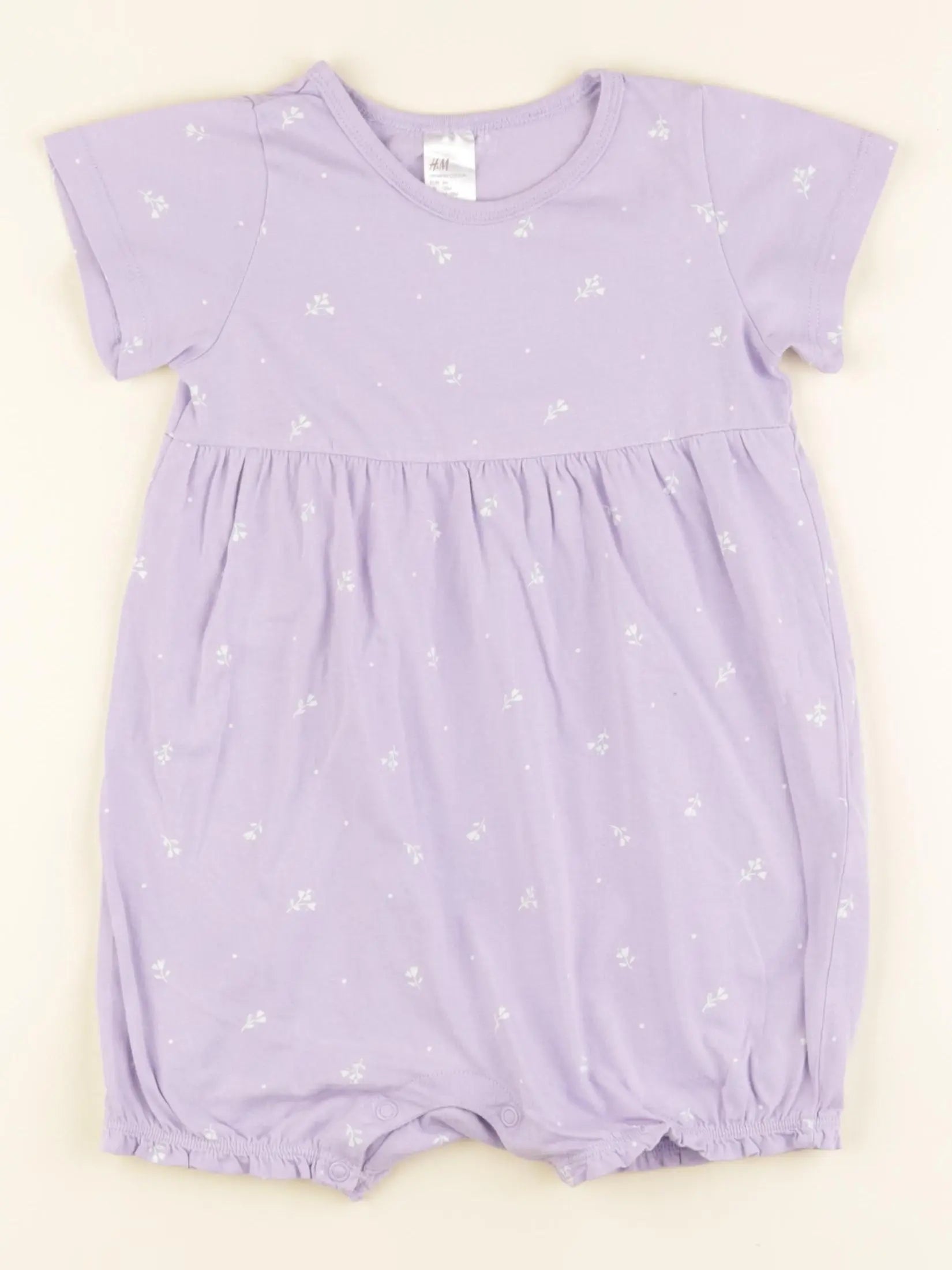 H&M - combinaison violet - 18 mois